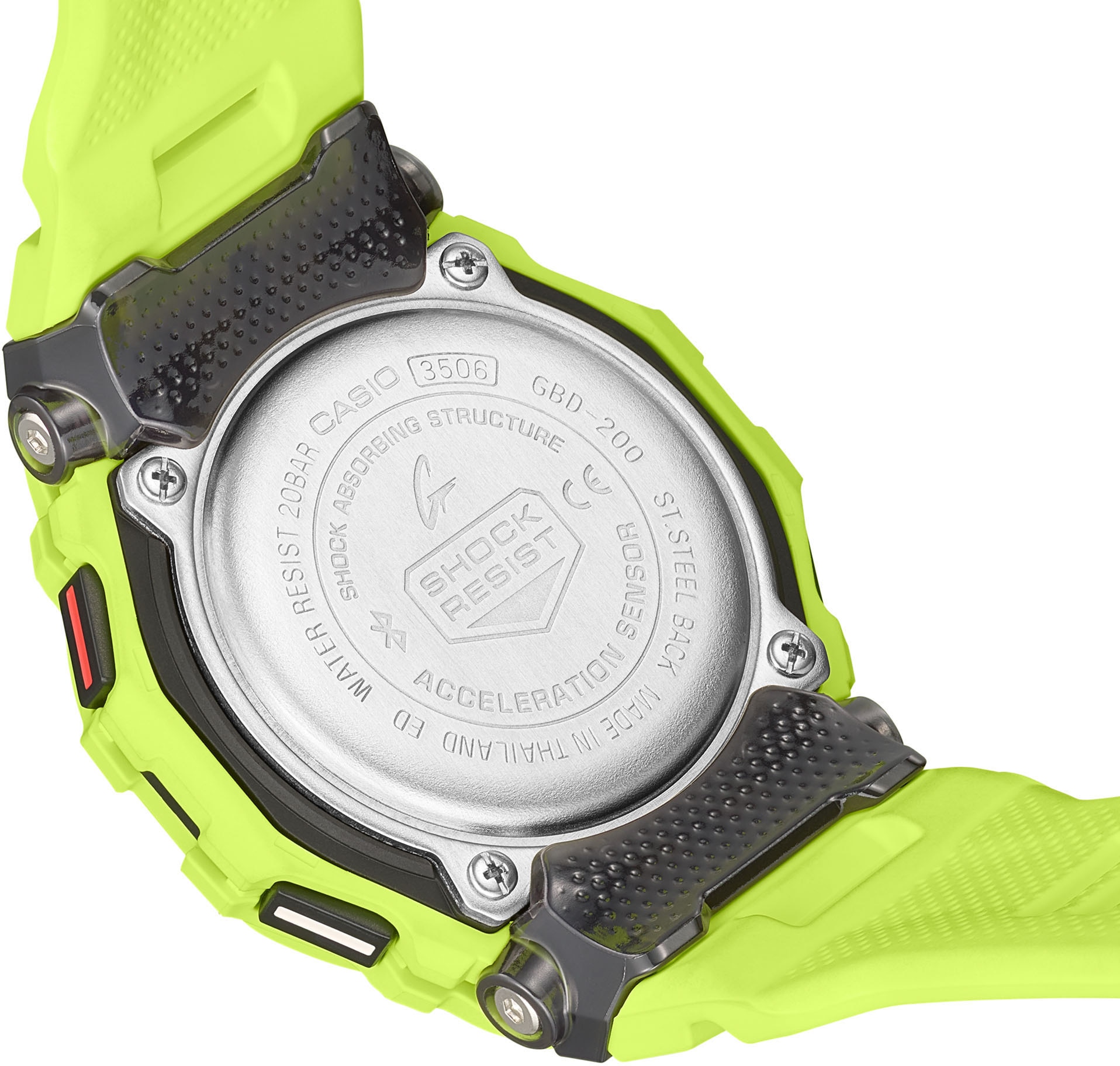CASIO G-SHOCK Smartwatch »GBD-200-9ER«, (Armbanduhr, Herrenuhr, Bluetooth, Schrittzähler, Stoppfunktion)