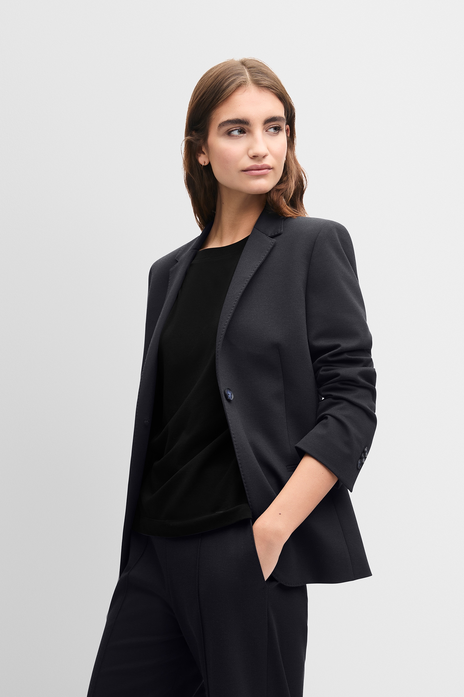 Cinque Jackenblazer »CILEO« Regular Fit, 1-Knopf-Form, elastischer Materialmix