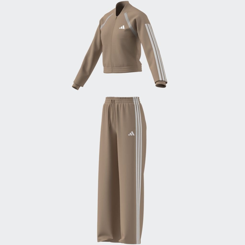 adidas Sportswear Trainingsanzug »W TEAMSPORT TS«, (2 tlg.), Jacke schmal geschnitten; Hose regulär geschnitten, hoher Bund