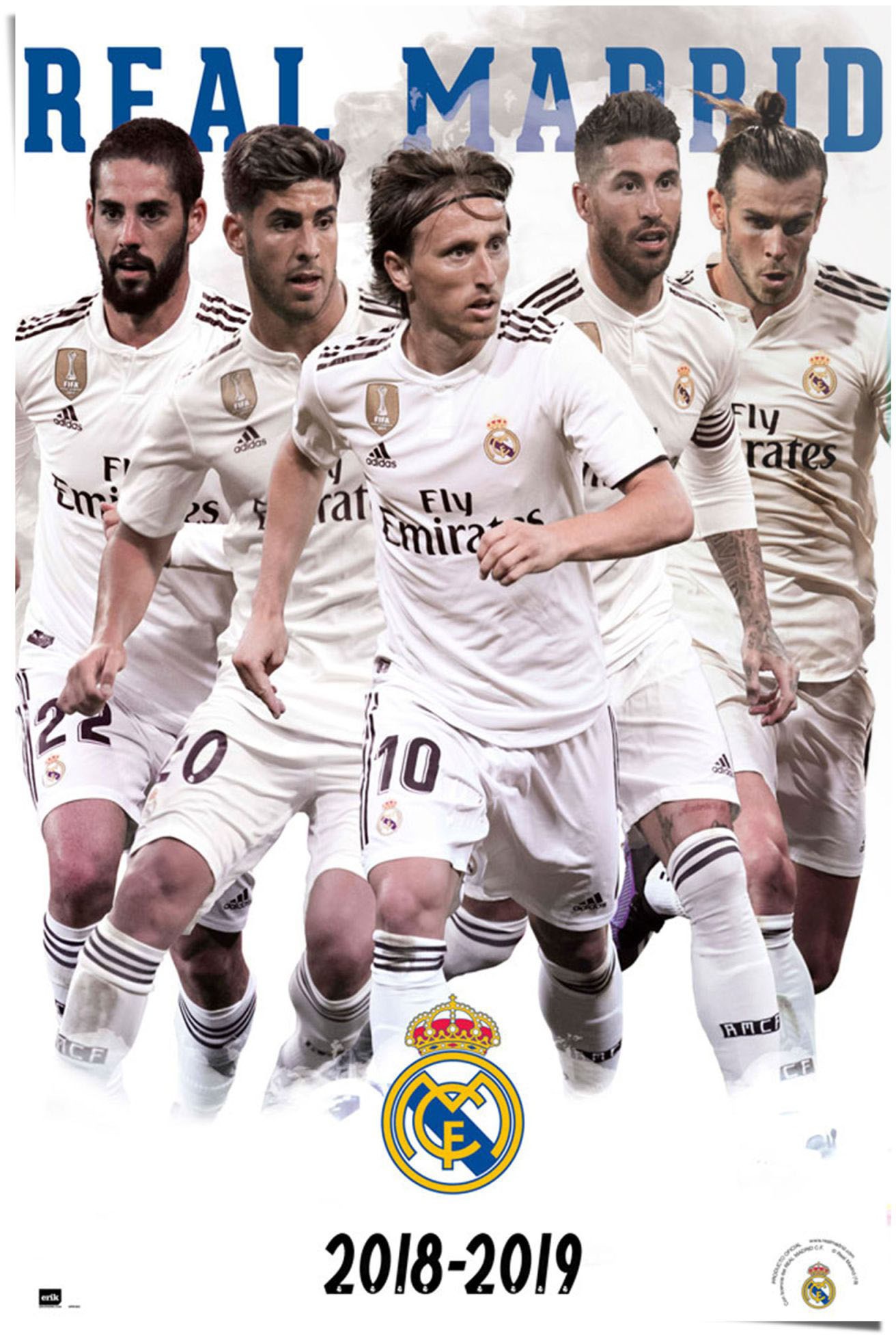 Reinders! Poster »Real Madrid Raten auf kaufen St.) (1 2018/19«, Teamstars