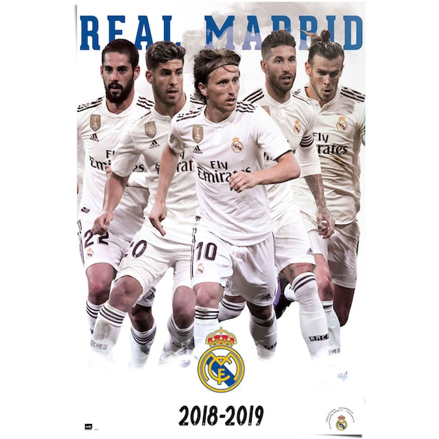 Reinders! Poster »Real Madrid Teamstars 2018/19«, (1 St.) auf Raten kaufen