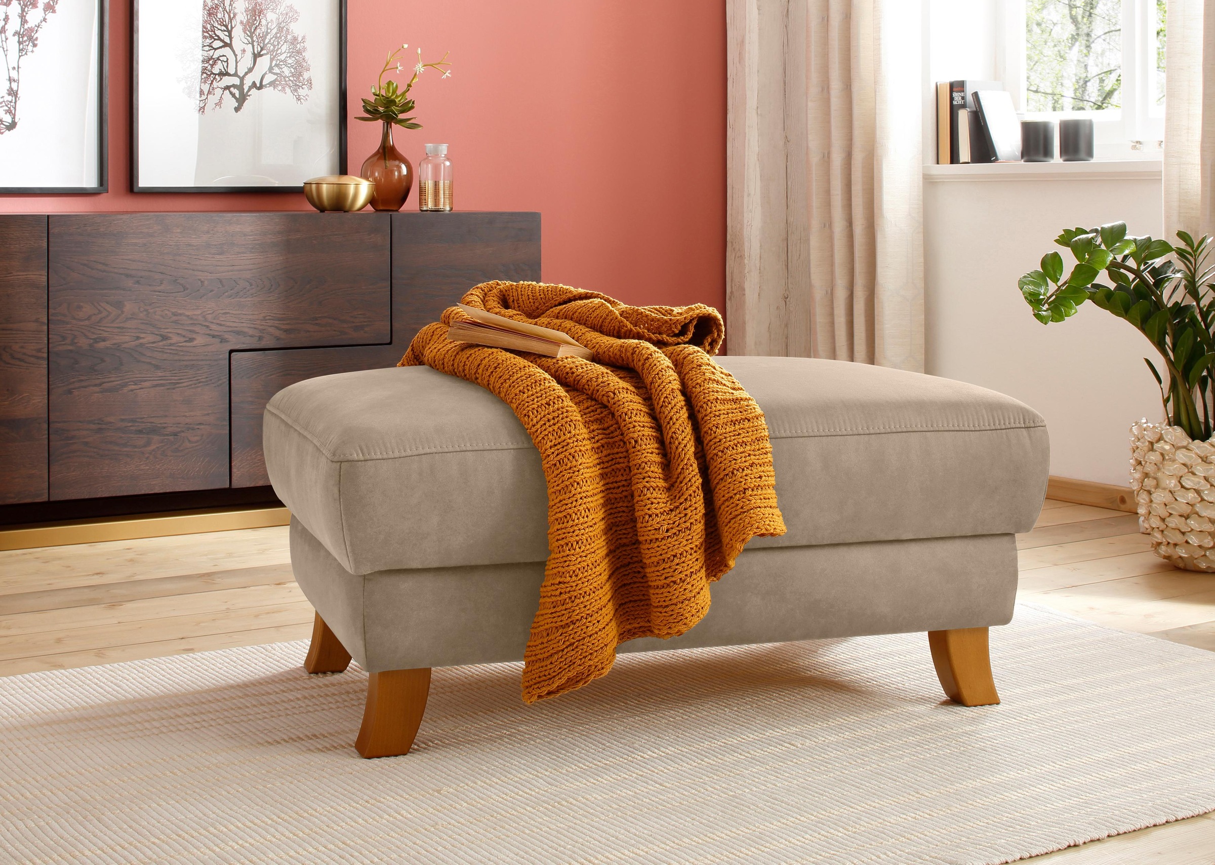 Home affaire Hocker »Trondheim«, mit Stauraum und Federkern