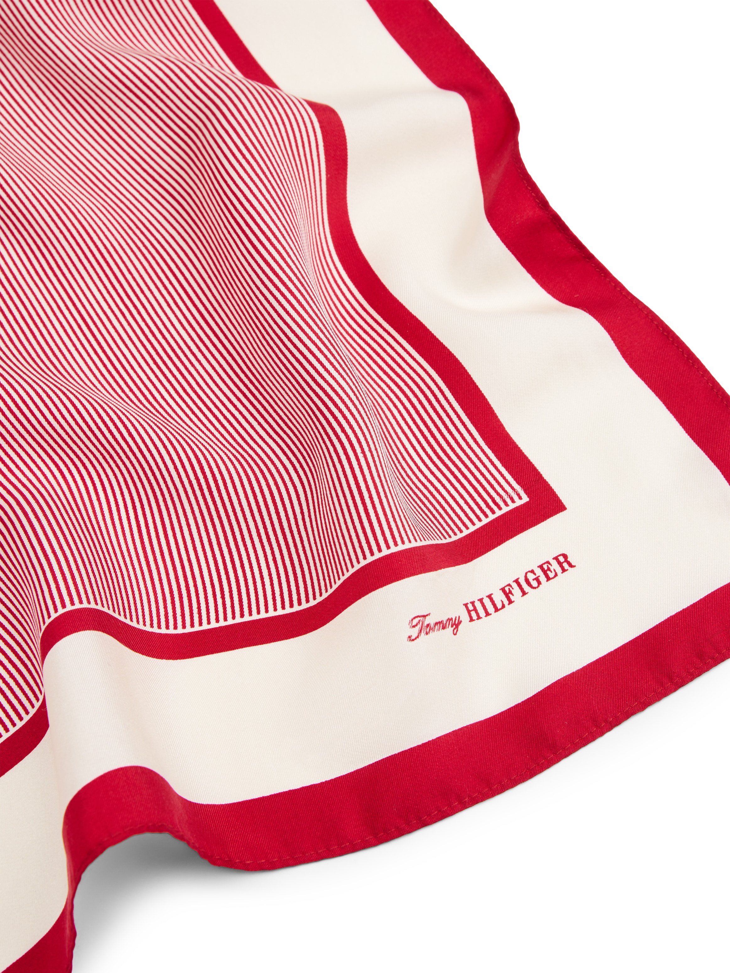 Tommy Hilfiger Modetuch »TH ELEVATED FLAG SILK SQUARE«