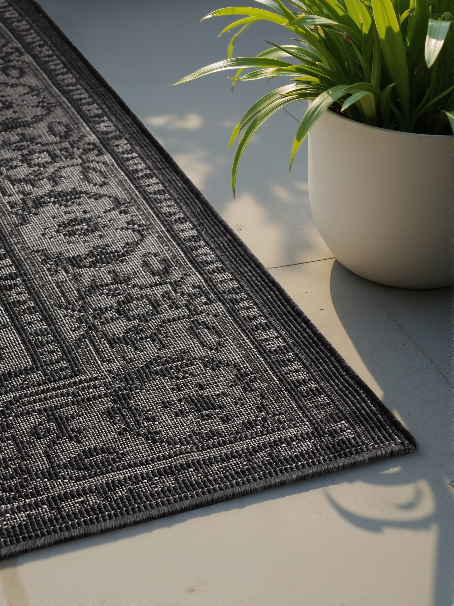 NORTHRUGS Outdoorteppich »Kona Wendeteppich«, rechteckig, 5 mm Höhe, In und Outdoor, Flachgewebe, wetterfest, pflegeleicht, robust