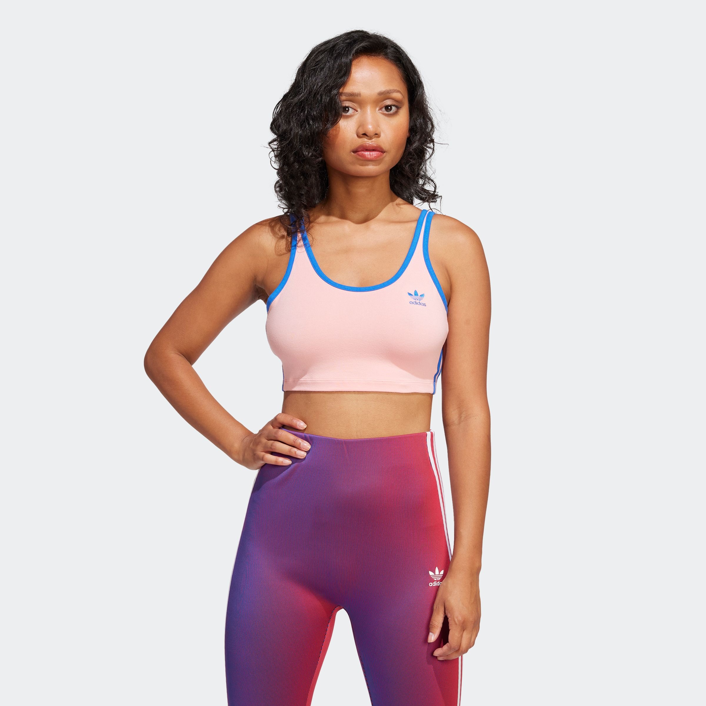 adidas Originals Tanktop »3S BRA TOP« sportliche Schnittform, aus Baumwolle und Elasthan