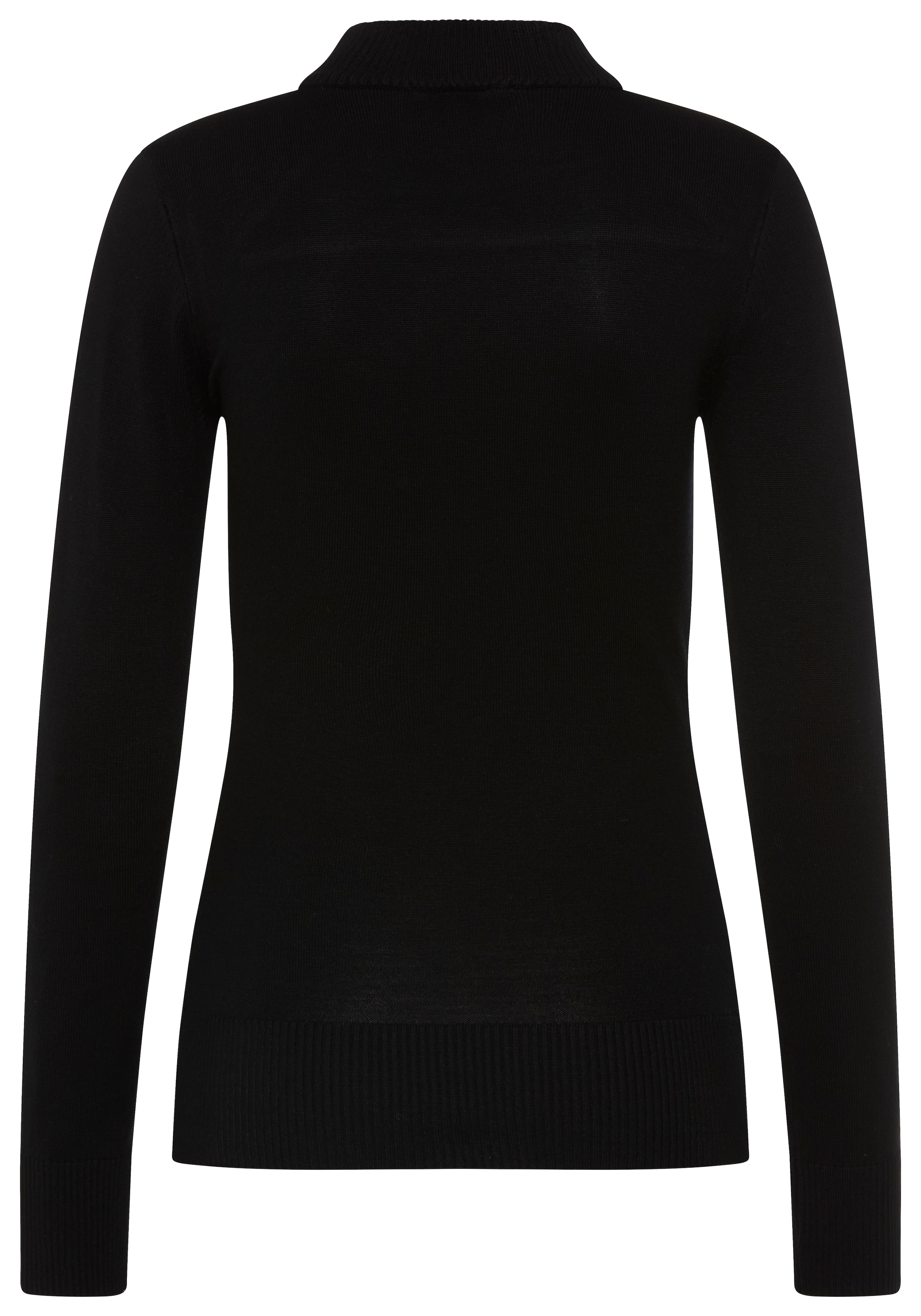 Melrose Strickpullover mit Nietendetails und Mesh-Einsatz