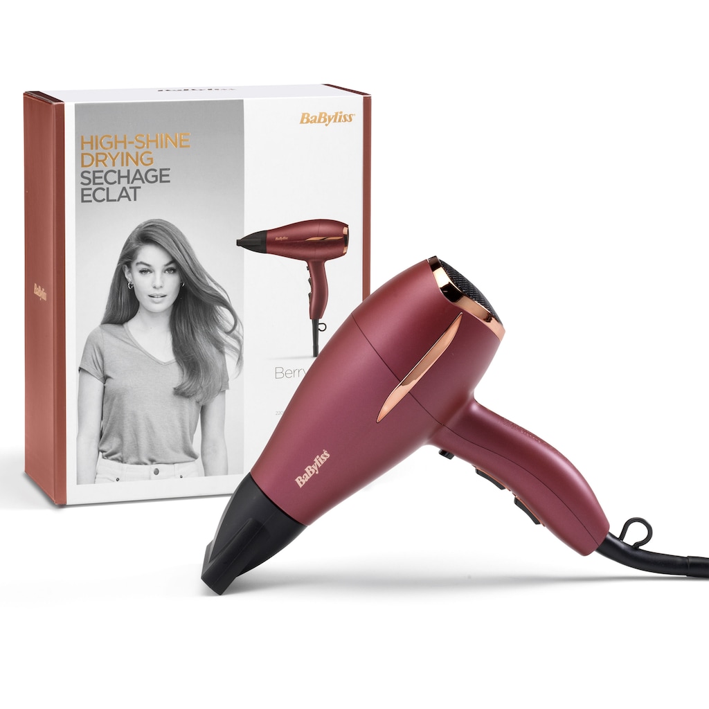 BaByliss Ionic-Haartrockner »Berry Crush«, 2200 W, 1 Aufsätze