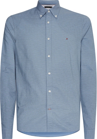 Tommy Hilfiger Langarmhemd »OXFORD MINI PRINT SF SHIRT«, mit Button-down-Kragen kaufen