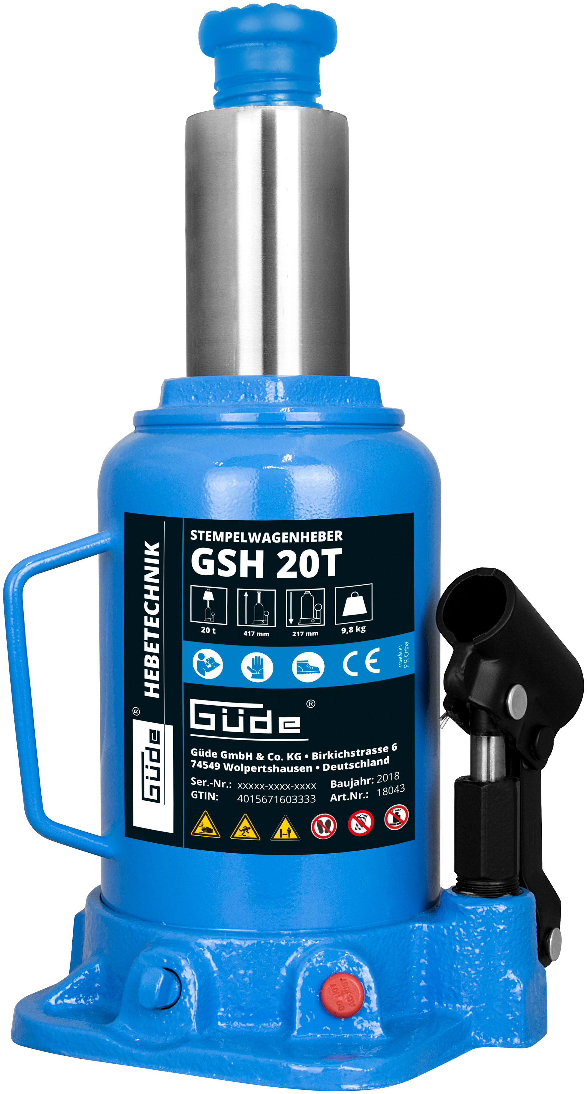Wagenheber »GSH 20T«, bis 20 t