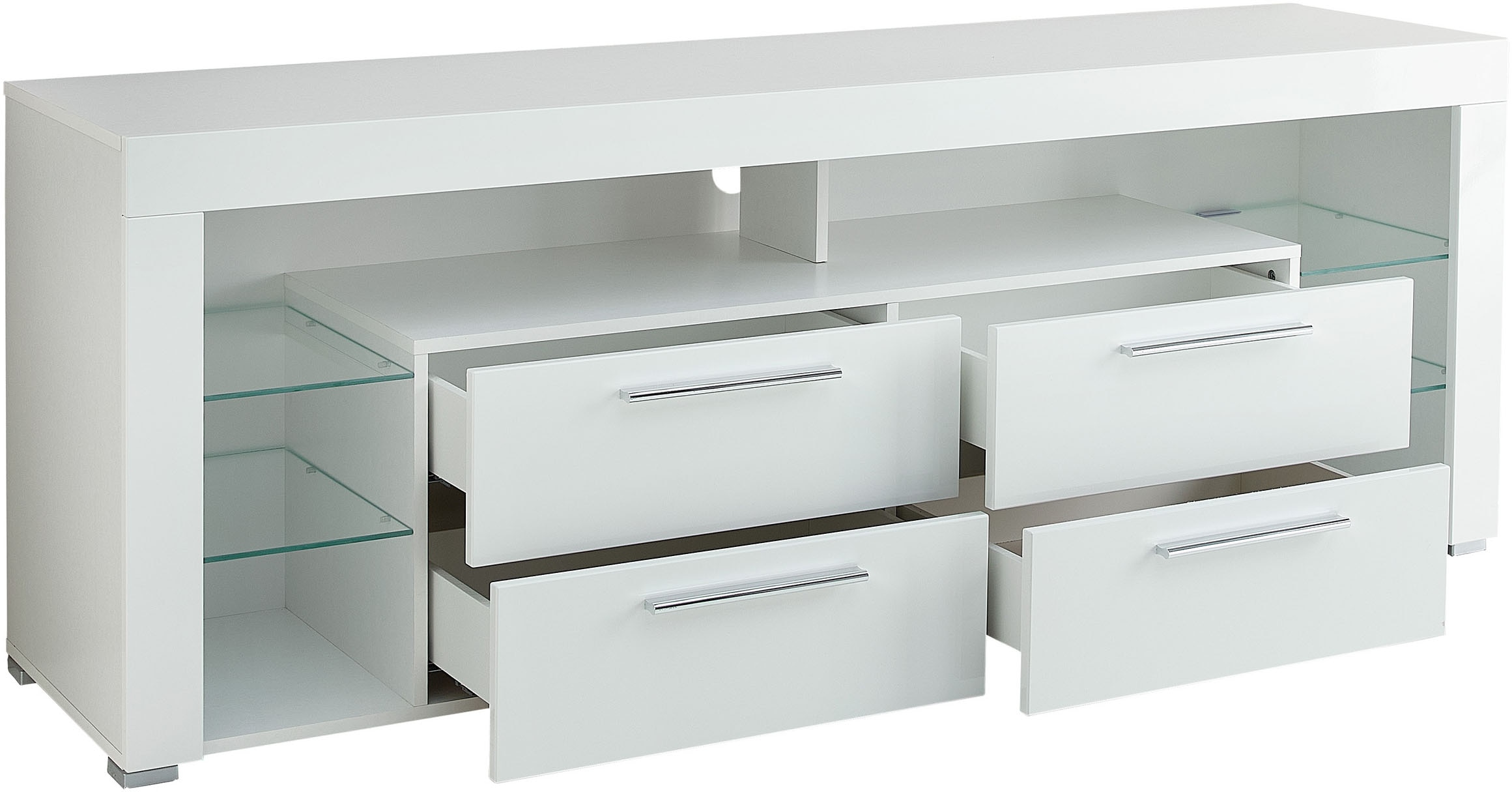 Stolkom TV-Schrank »Goal« 4 Schubkästen, 6 offenen Fächern, Stellmaß 179/66/44 cm