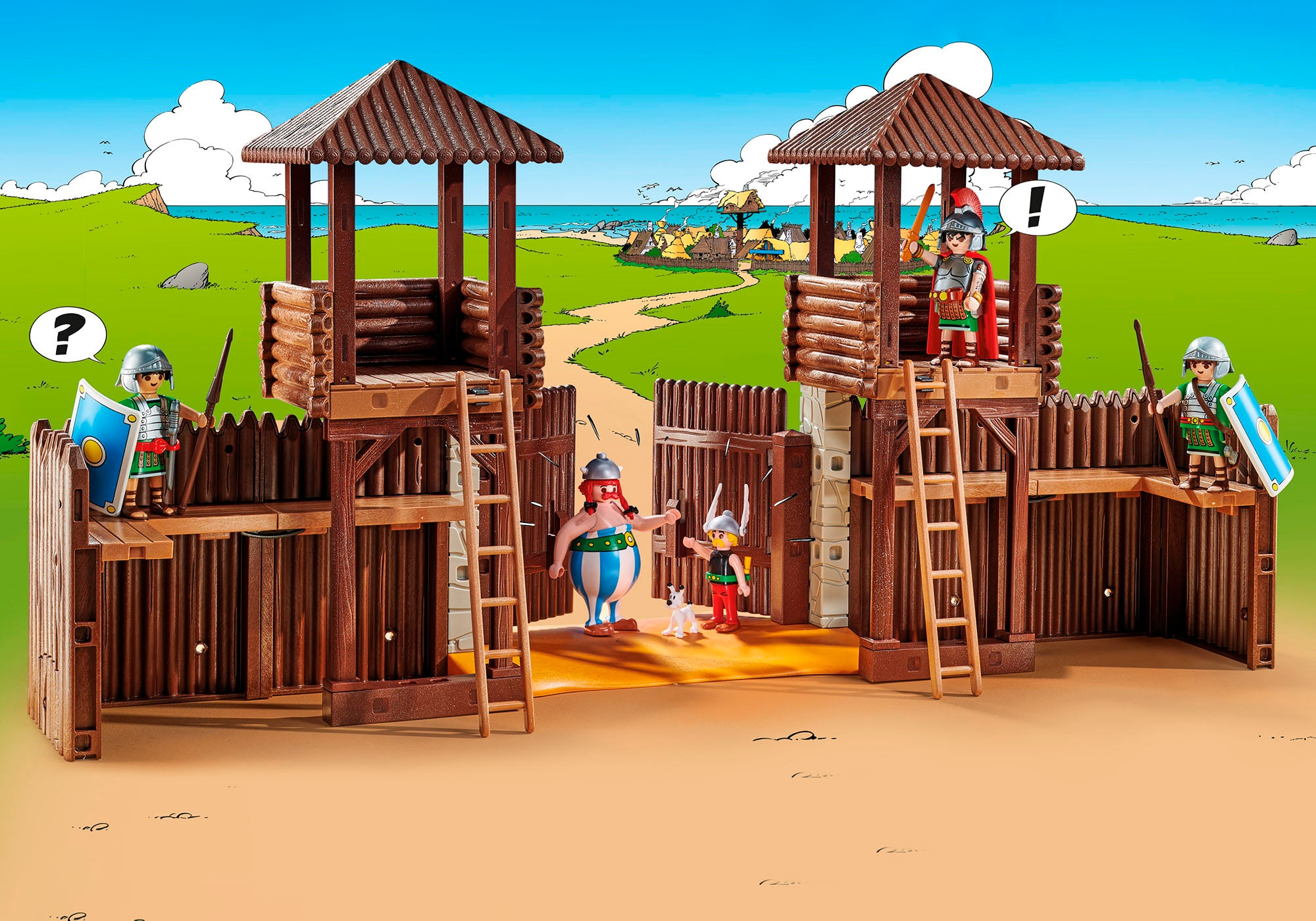 Playmobil® Konstruktions-Spielset »Römerlager (71542), Asterix«, (181 St.), Made in Europe