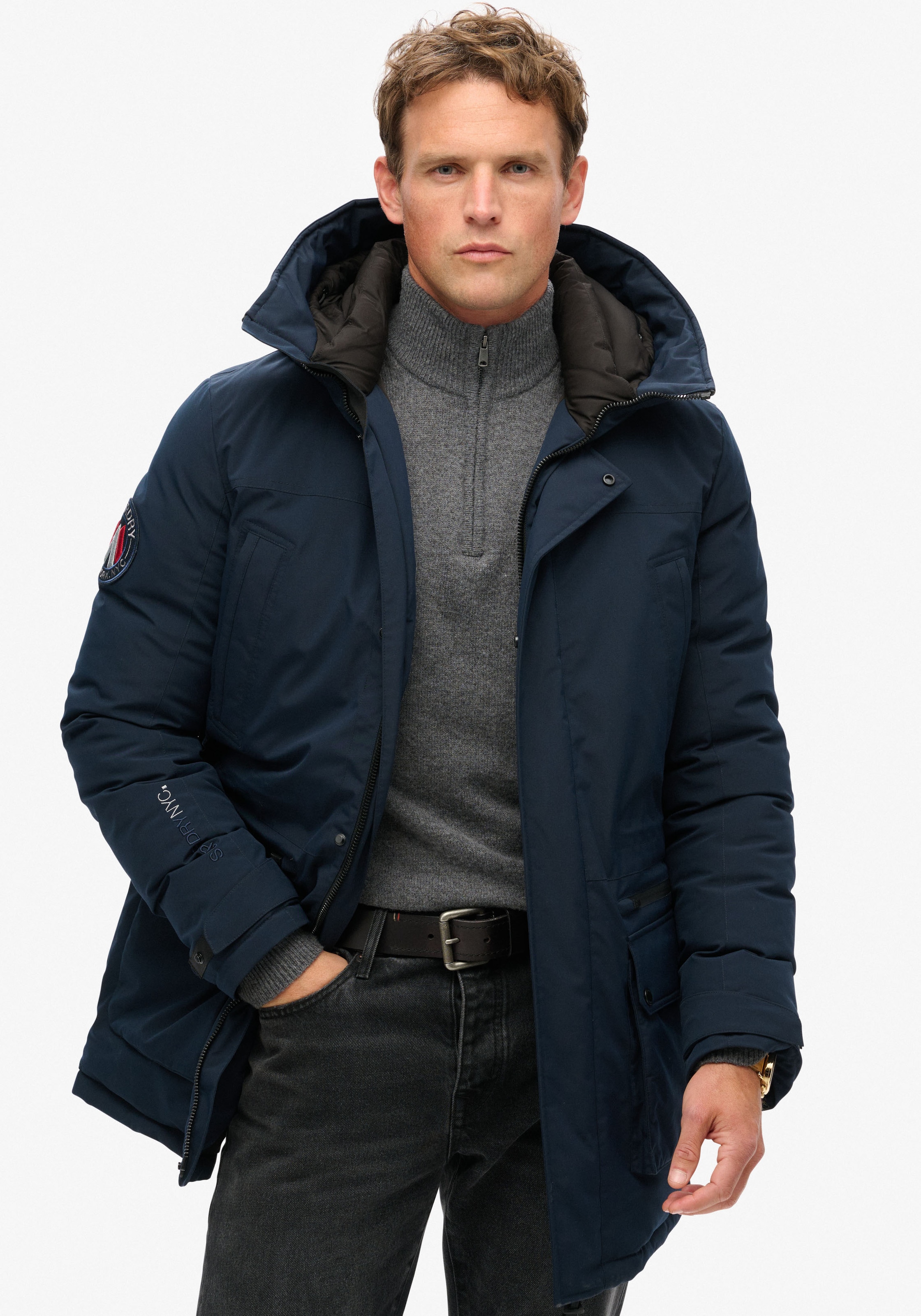 Superdry Steppjacke »City Padded Parka Jacket«, mit Kapuze
