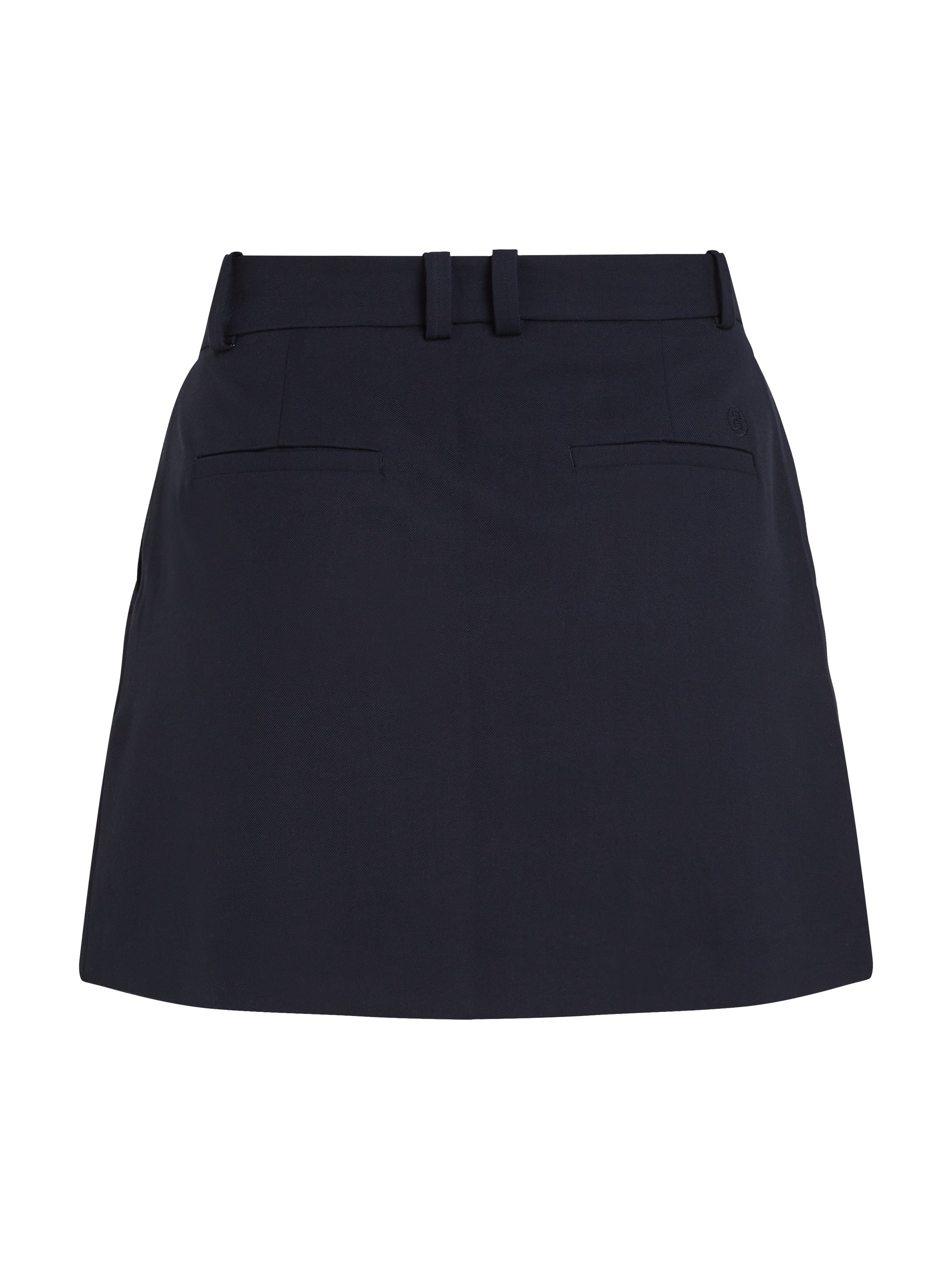 Tommy Hilfiger Minirock »CORE STRAIGHT SHORT SKIRT«, Webrock mit Tommy Hilfiger Logostickerei