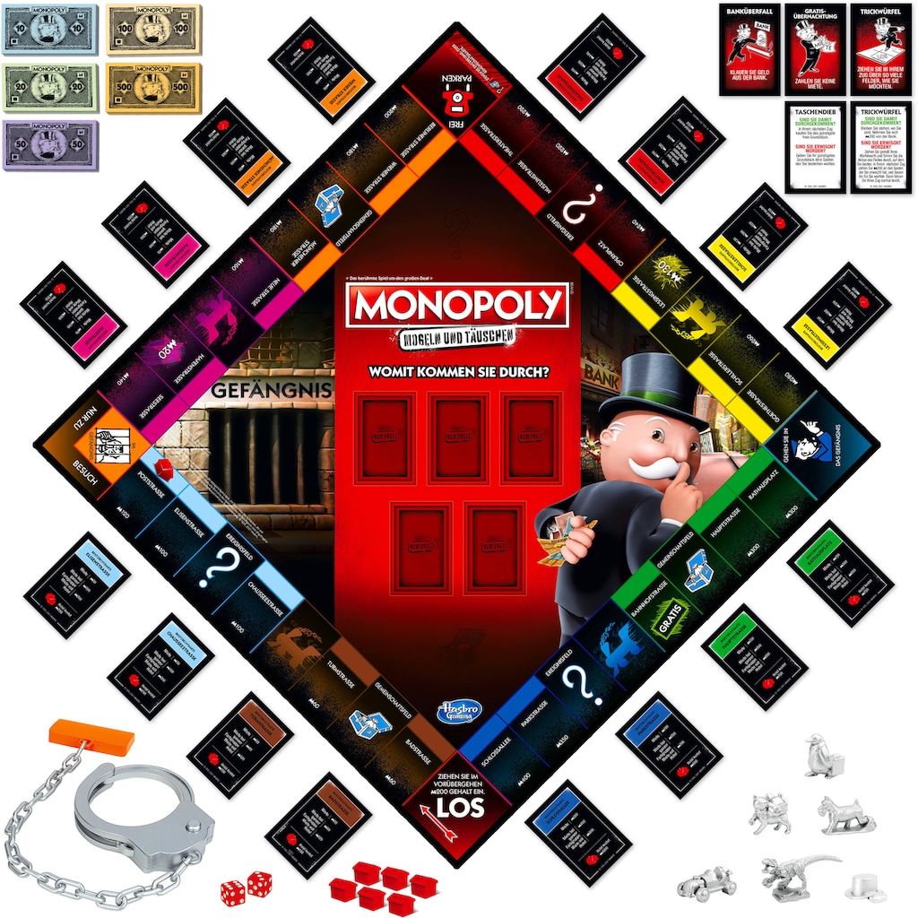 Hasbro Spiel »Monopoly Mogeln und Täuschen«