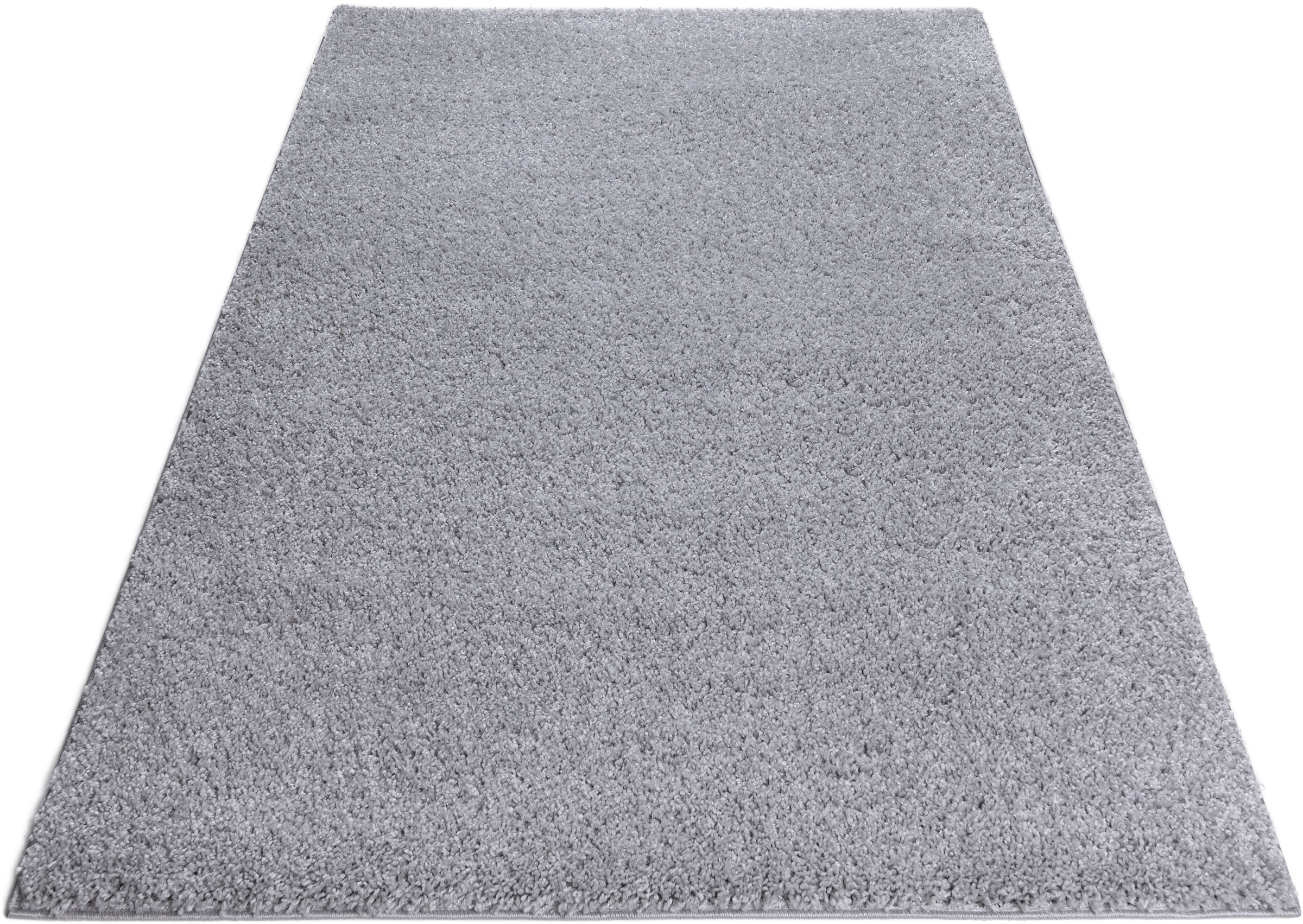 Home affaire Hochflor-Teppich »Viva«, rechteckig, 45 mm Höhe, Uni Farben, einfarbig, besonders weich und kuschelig