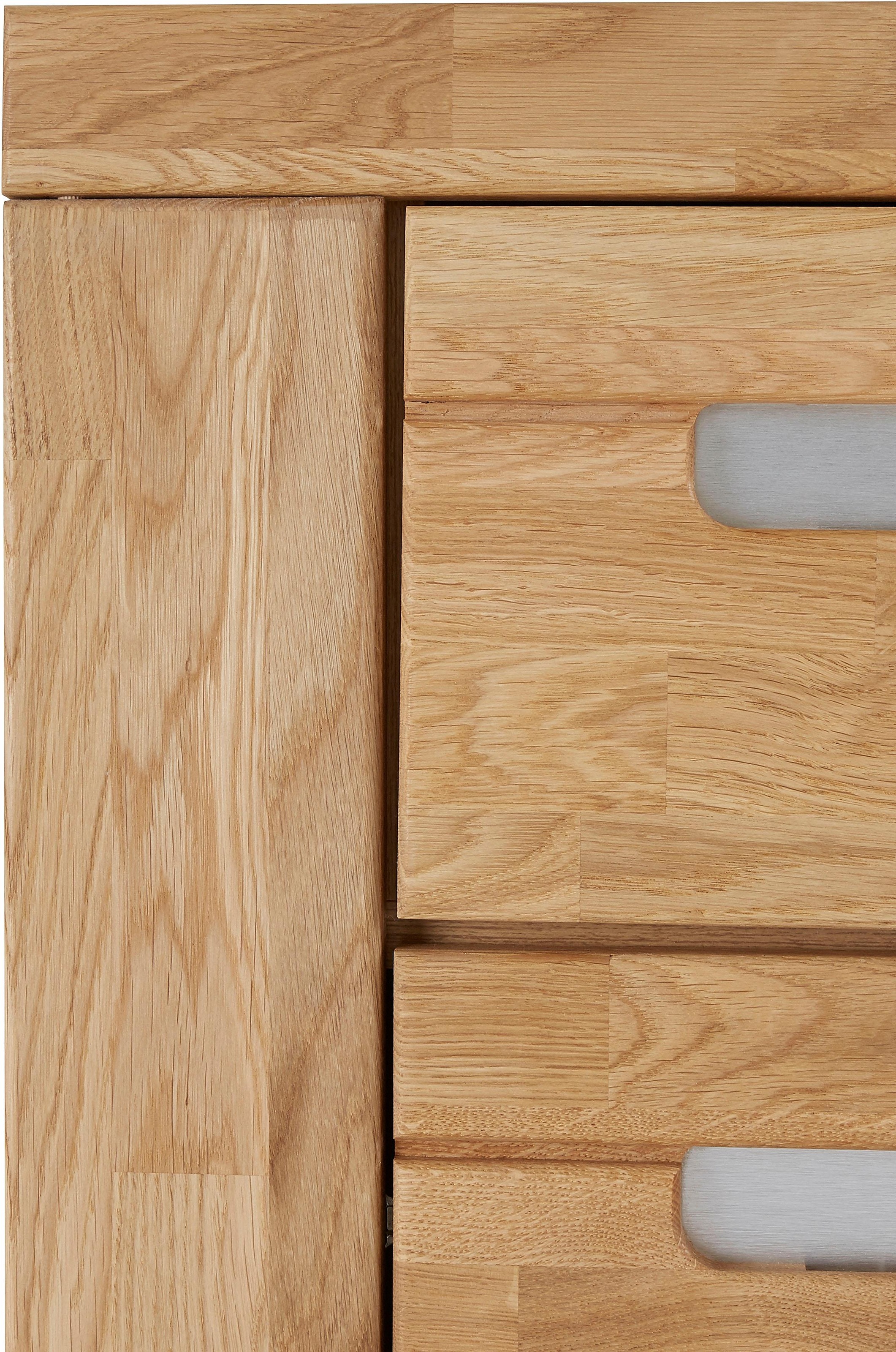 Home affaire Sideboard »Kolding«, Breite 200 cm mit 2 Glastüren und 2 Holztüren