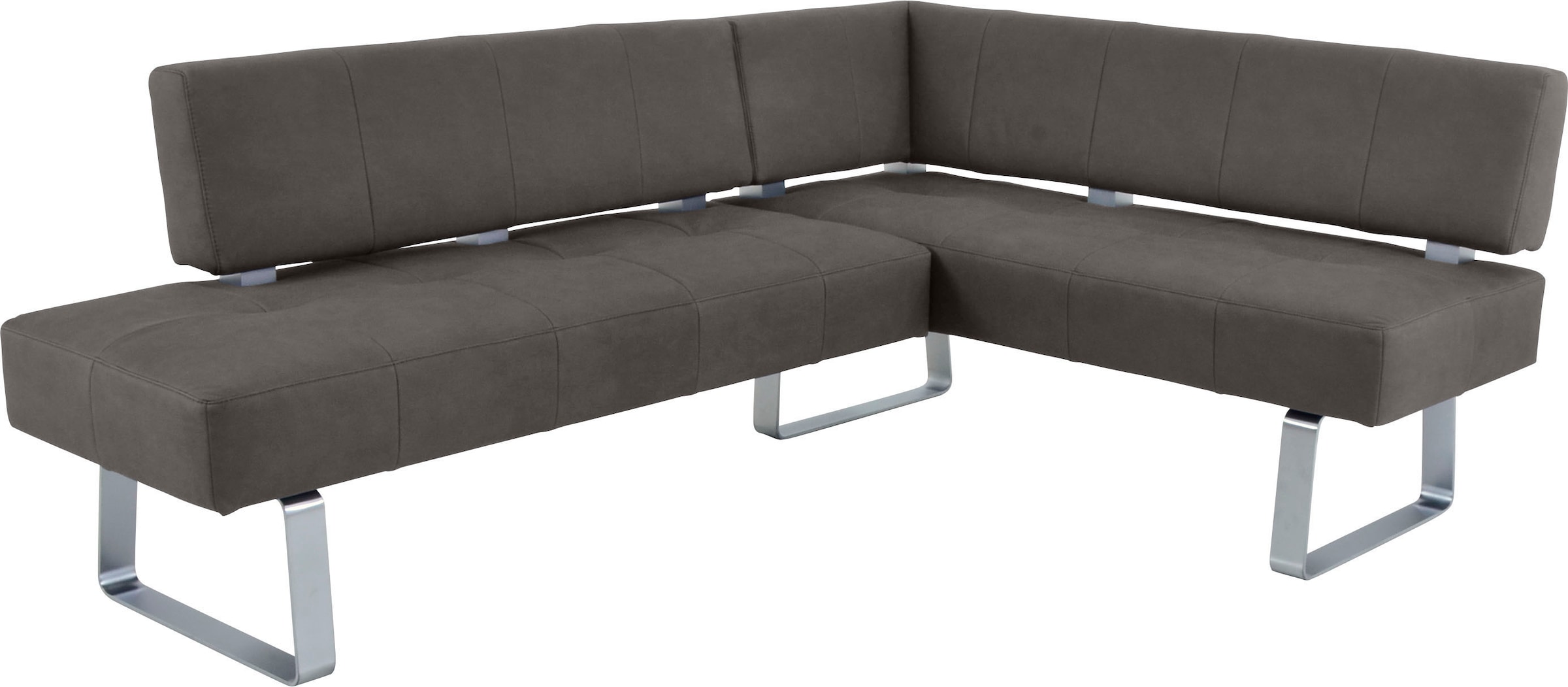 K+W Komfort & Wohnen Eckbankgruppe »Spider II«, (Set, 4 tlg.), langer Schenkel 195cm, 2 Freischwinger, Auszugstisch in Breite 120 cm