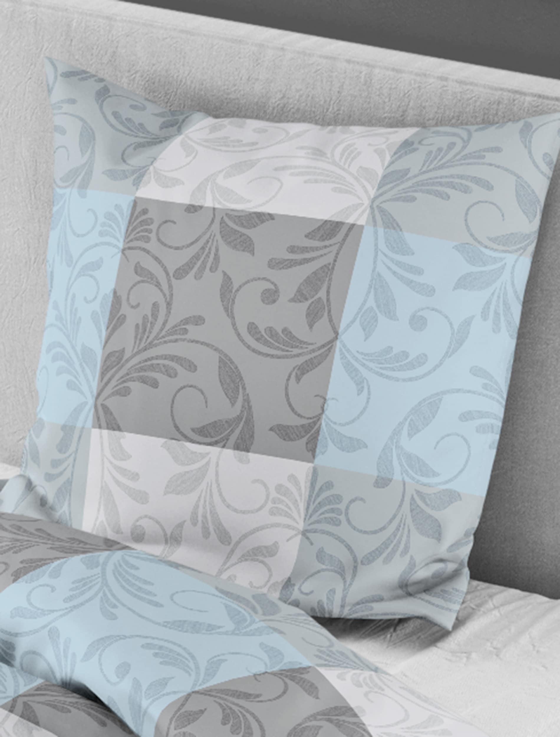 BIERBAUM Bettwäsche »3092« 2 Stk. tlg. Biber, 100 % Baumwolle, pflegeleicht, kuschelig weich