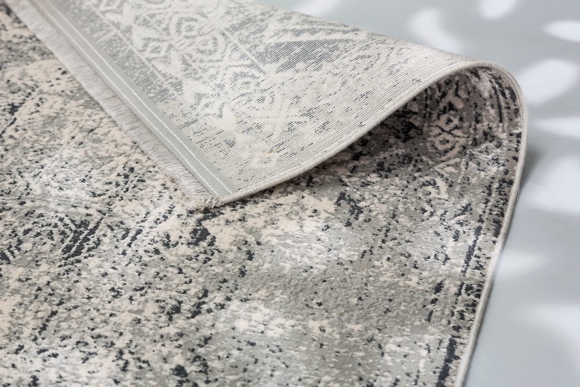 ASTRA Teppich »Julia 203« rechteckig 6 mm Höhe Kurzflor, mit Fransen, Wohnzimmer