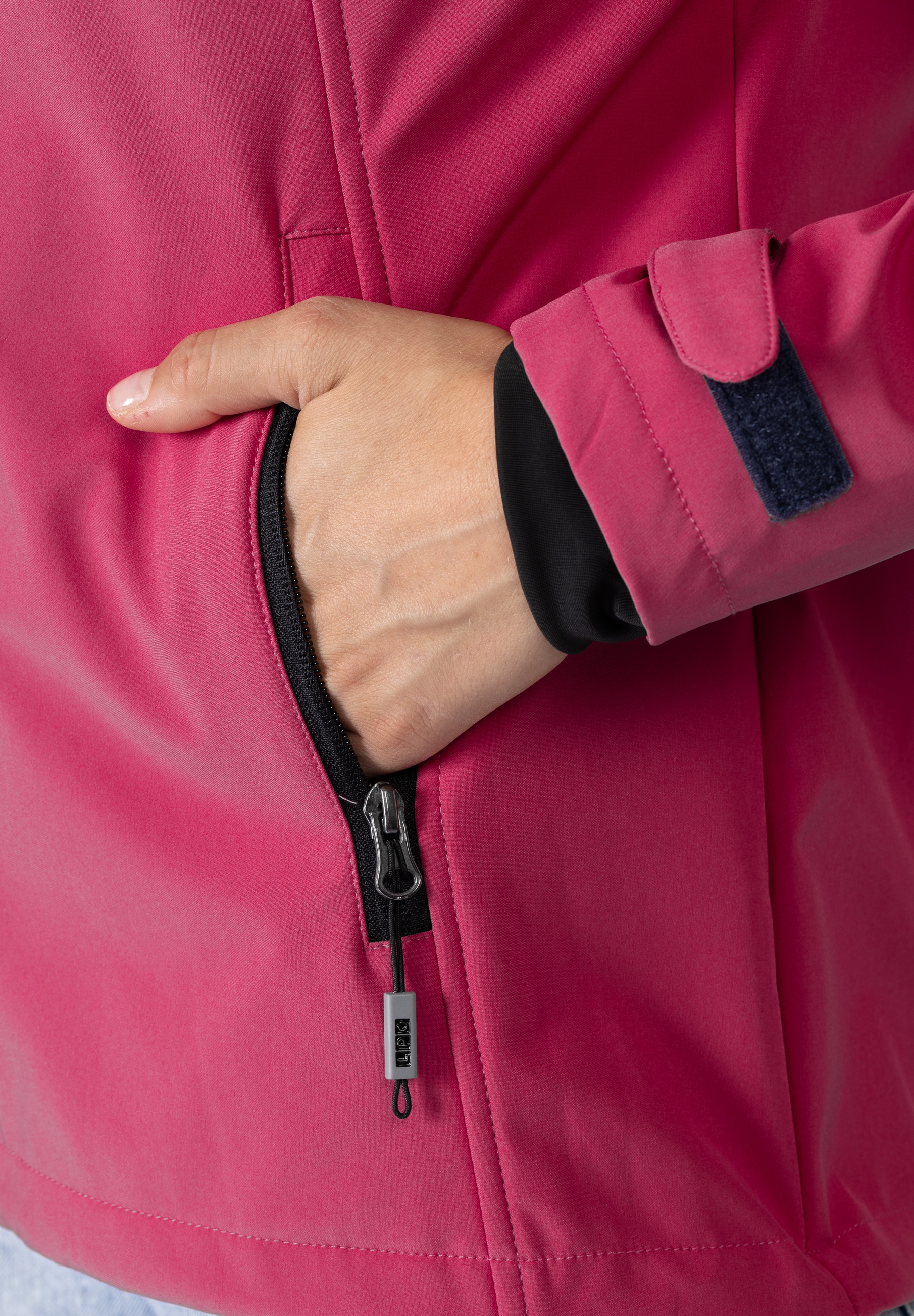DEPROC Active Softshelljacke »DECORAH PEAK V WOMEN«, mit abnehmbarer Kapuze