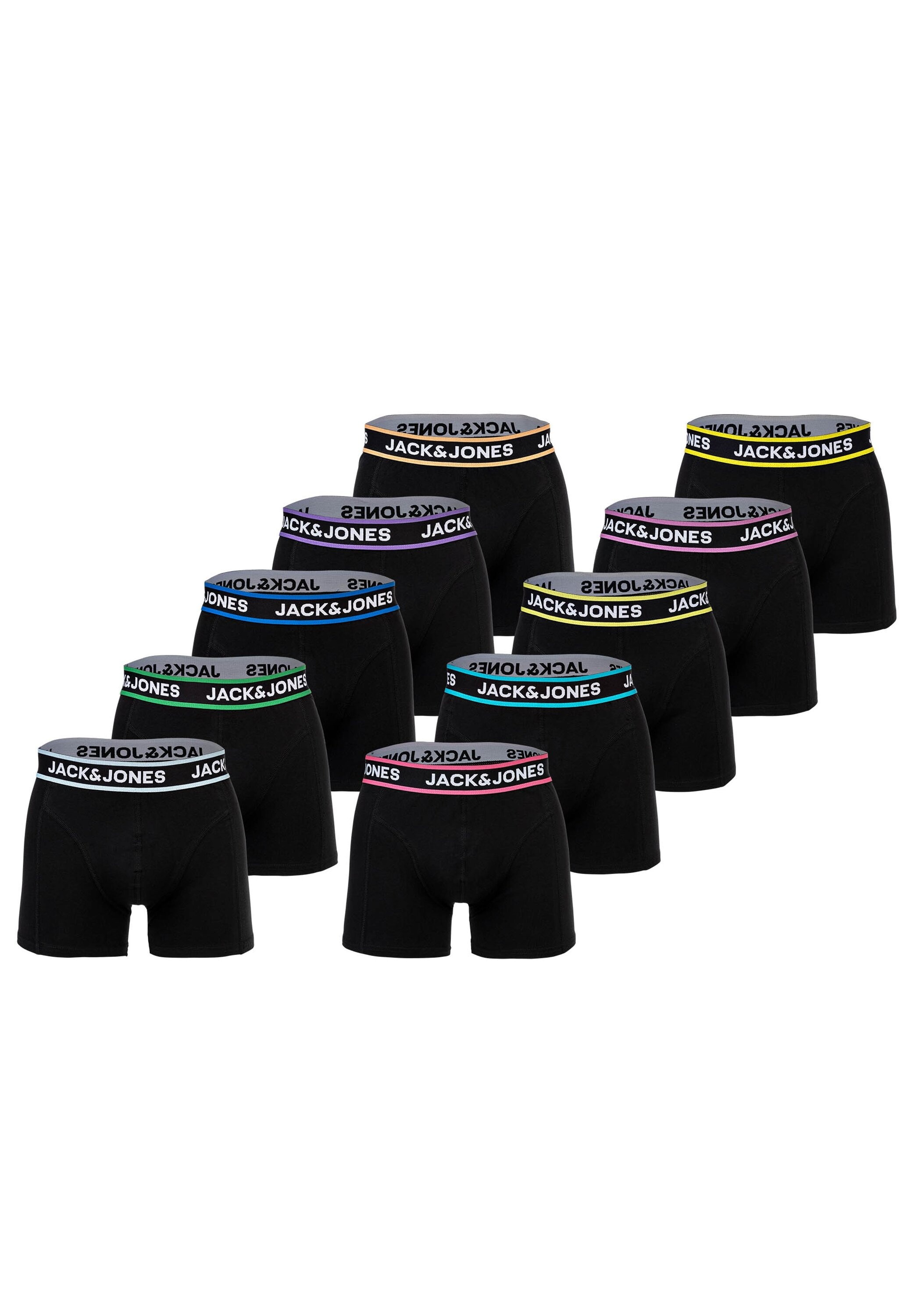 Jack & Jones Boxershorts »Boxershort JACLIMES SOLID TRUNKS 10 PACK 10er Pack«