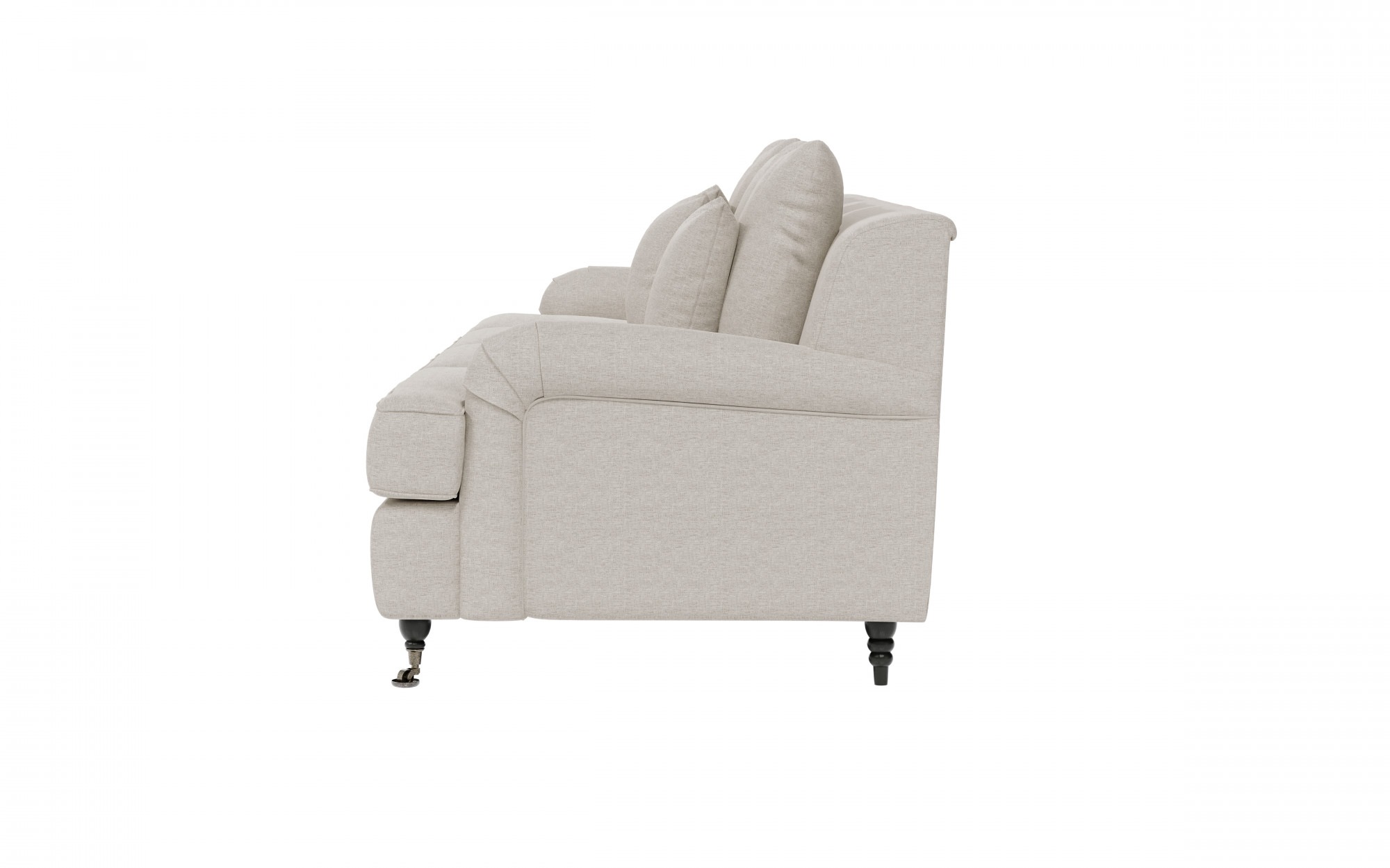 Guido Maria Kretschmer Home&Living Big-Sofa »NORIN«, zwei Fußarten: vorne - Rollen, hinten - Holzfüße