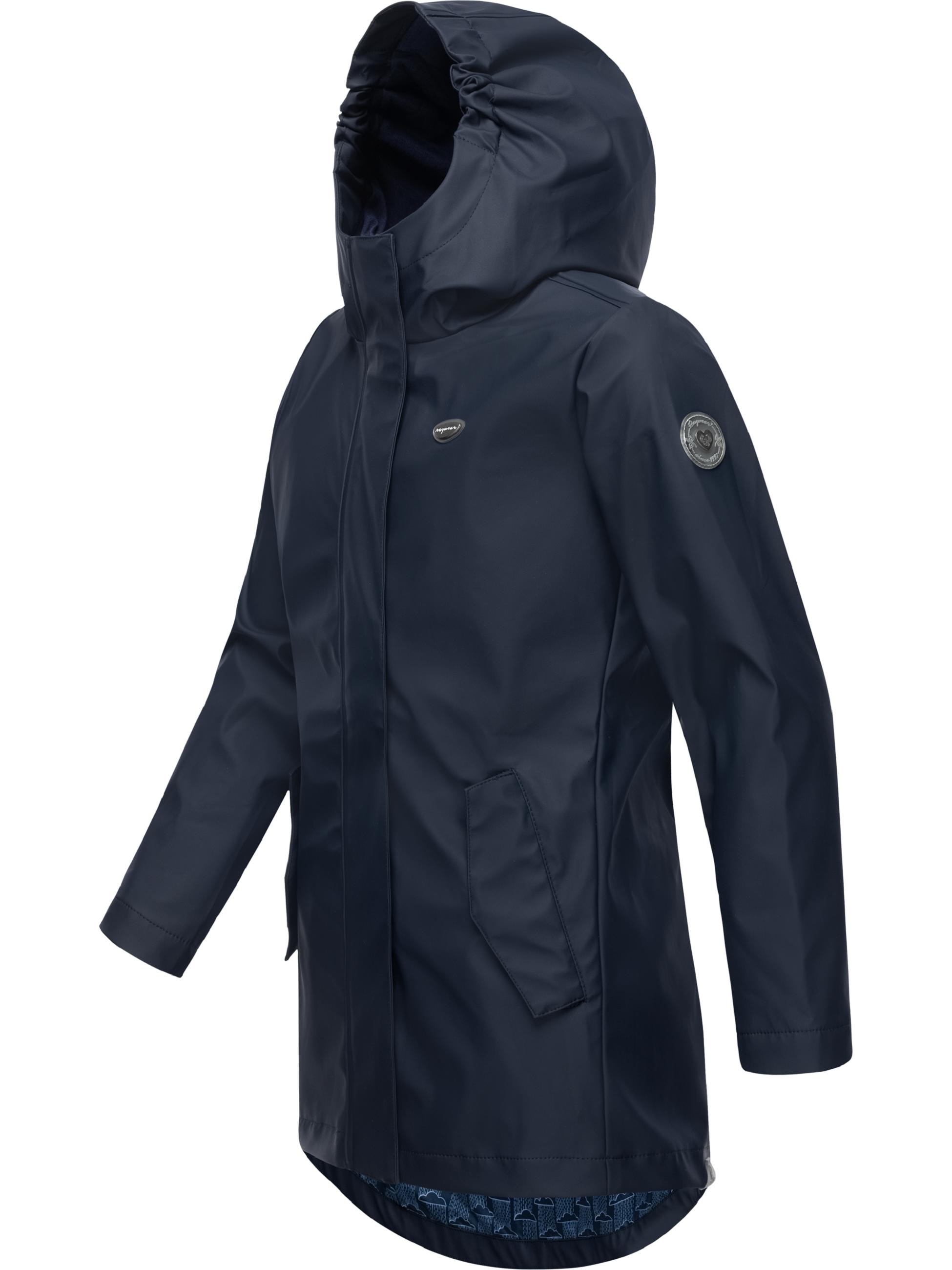 Ragwear Regenjacke »Regenmantel Marjanka II«, mit Kapuze