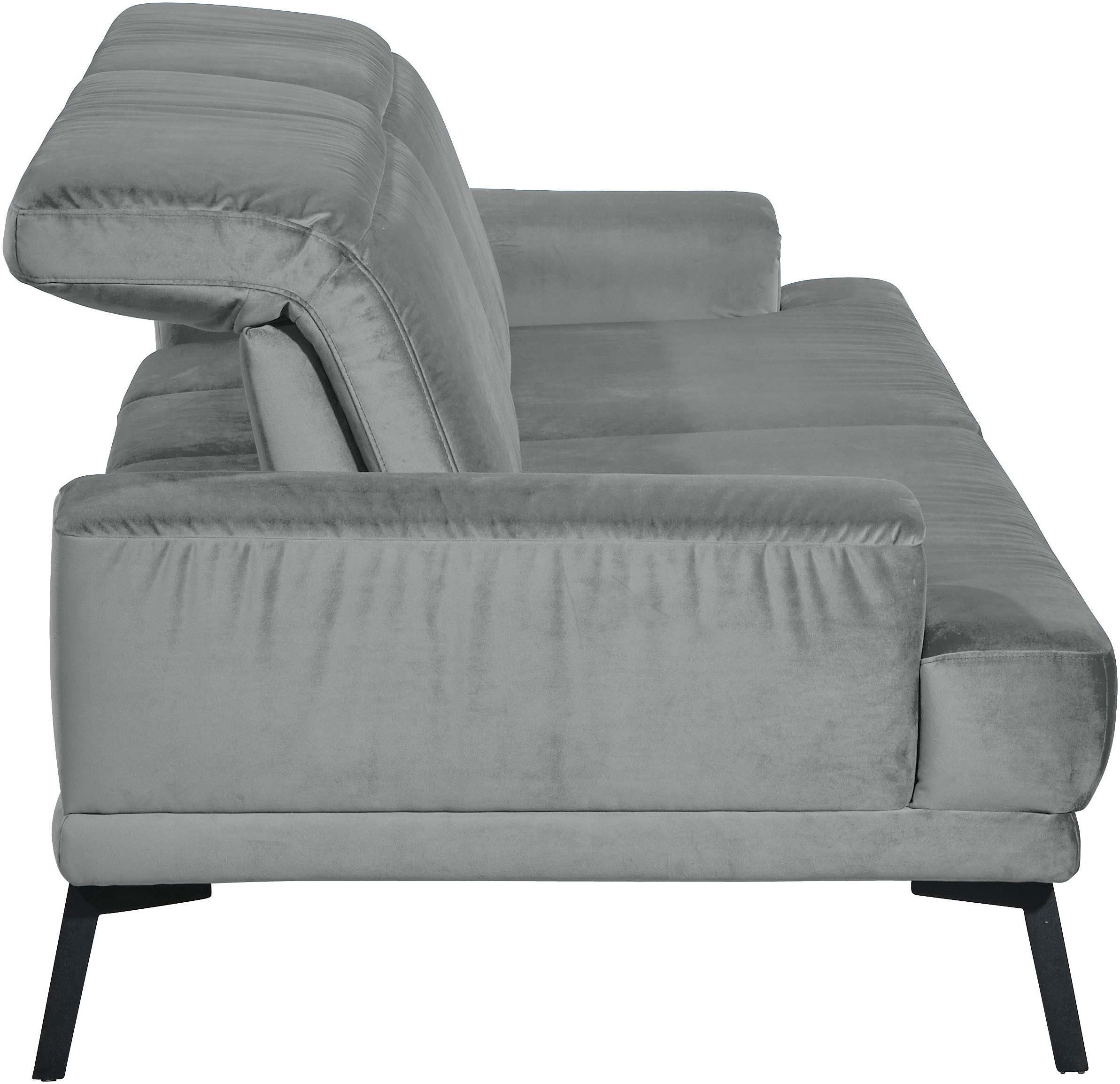 Musterring 2-Sitzer »MR 4580«, inkl. Kopf- und Sitztiefenverstellung, Fuß schwarz, B198 x T103 cm