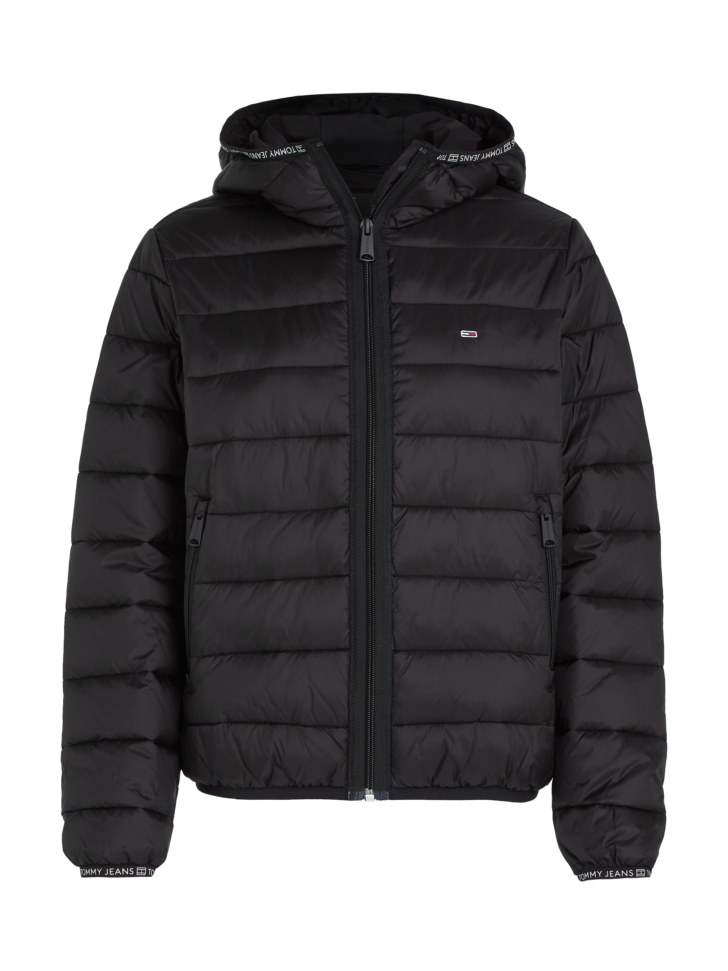 Tommy Jeans Steppjacke »TJW QUILTED TAPE HOOD JACKET EXT«, mit Kapuze, mit Kapuze