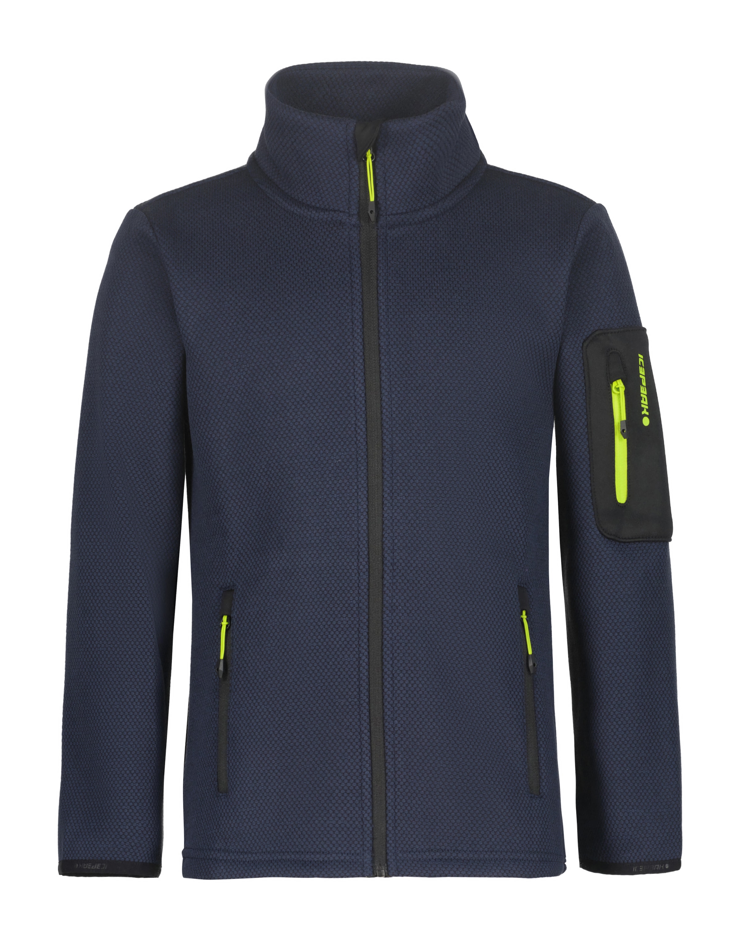 Icepeak Funktionsjacke »K FLEECEJACKE KEVELAER«, mit hohem Stehkragen