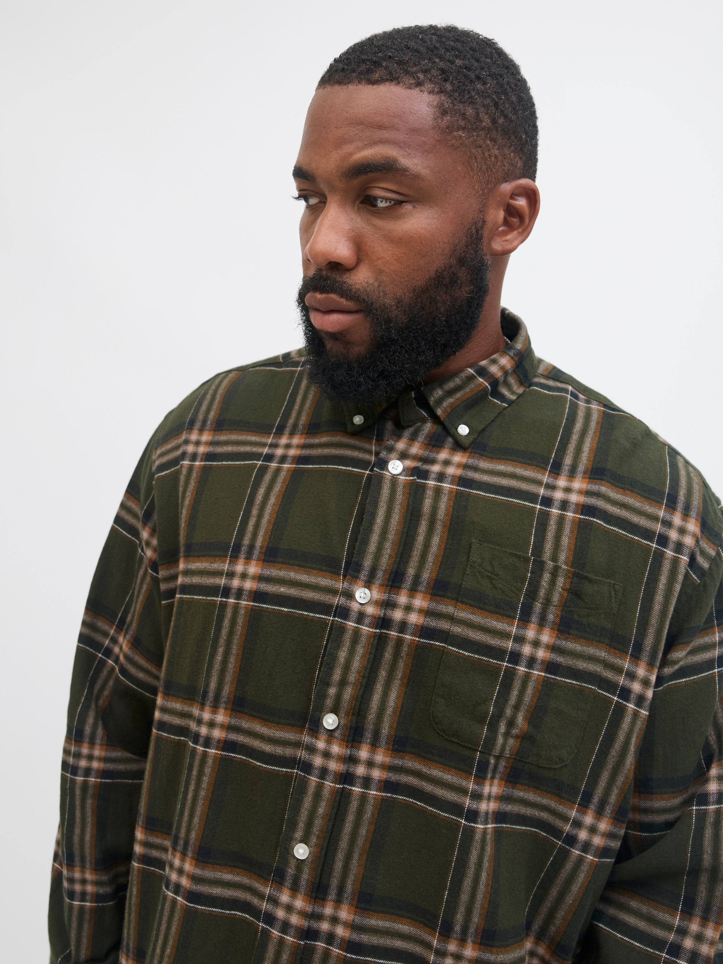 Jack & Jones PlusSize Langarmhemd »JJECLASSIC FLANNEL CHECK SHIRT LS SN PLS«