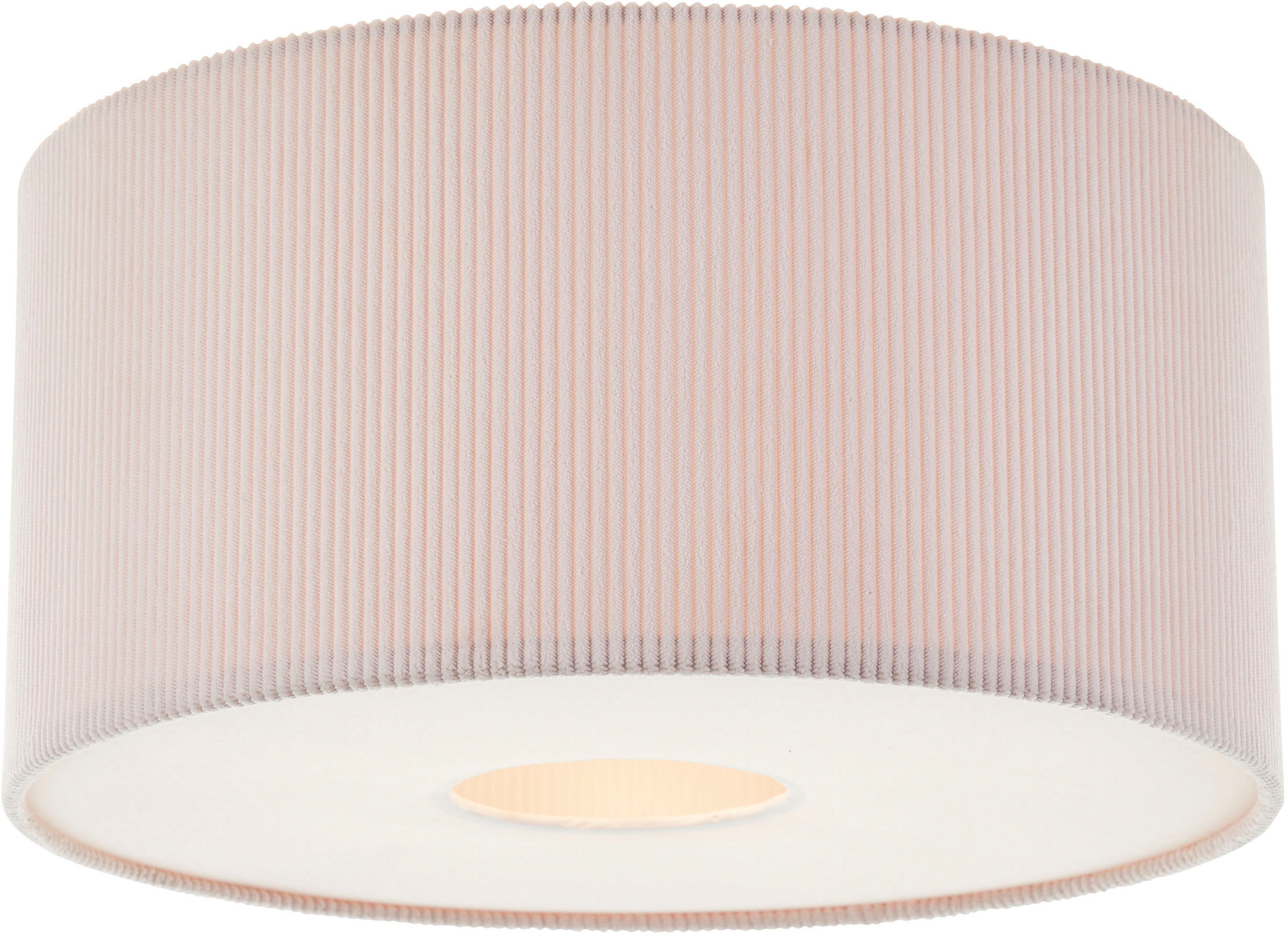LeGer Home by Lena Gercke Deckenleuchte »Kathleen«, 1 flammig, Cordstoff, Ø 45 cm, E27, beige