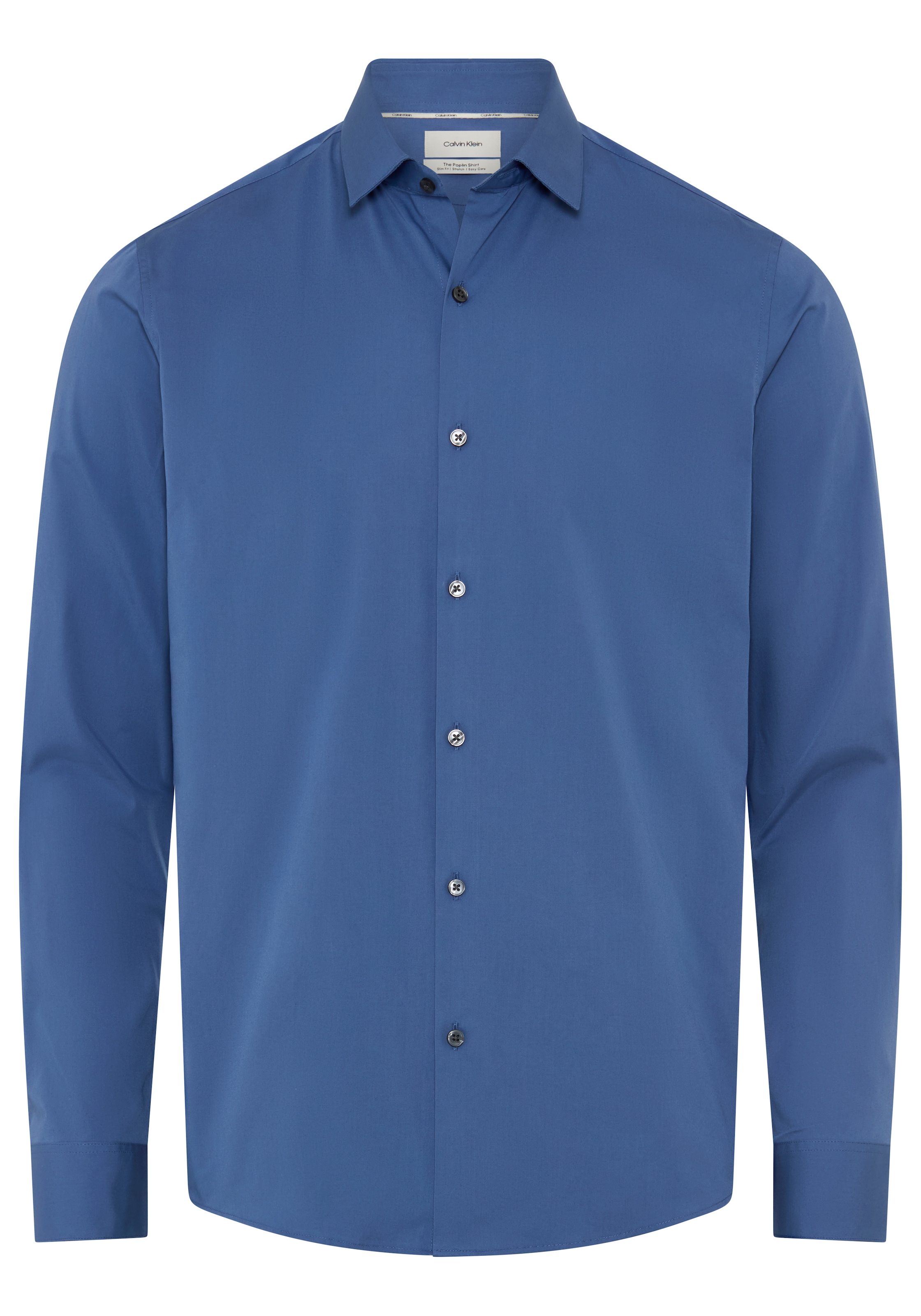 Calvin Klein Businesshemd »SLIM ESSENTIALS POPLIN STR SLD« Hemdkragen, slim fit
