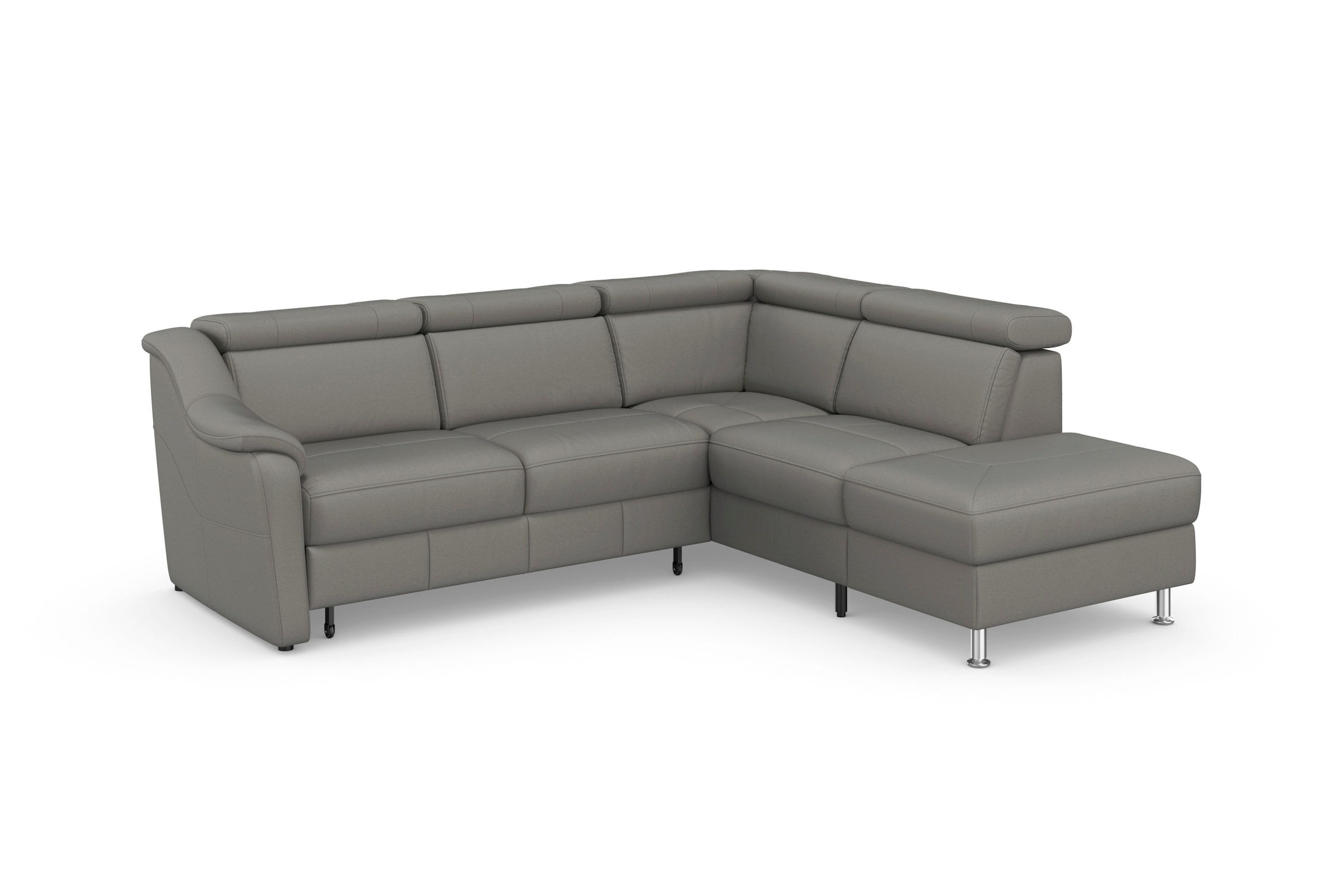 sit&more Ecksofa »Freetown L-Form« inklusive Kopfteilverstellung und komfortablem Federkern