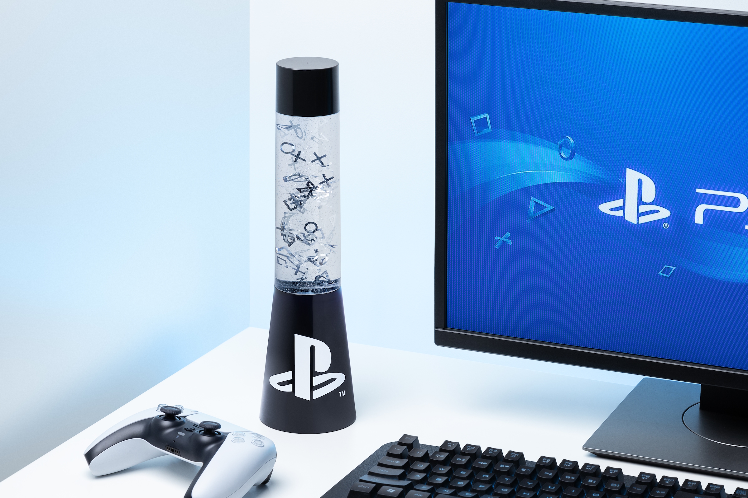 Paladone LED Dekolicht »Playstation Kunststoff Lavalampe / Glitzerlampe«