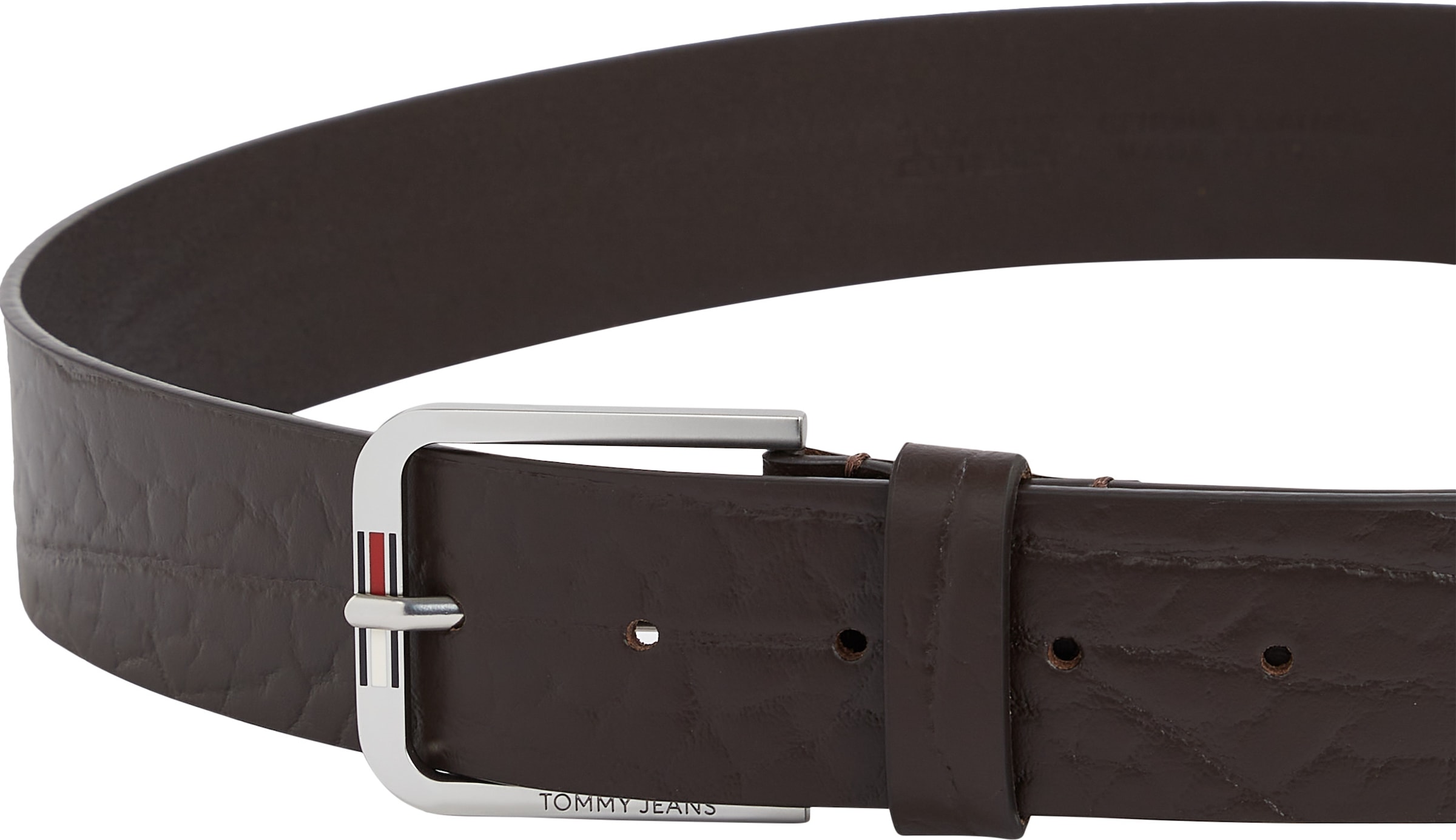 Tommy Jeans Ledergürtel »TJM AUSTIN 4.0«, Größenverstellbar