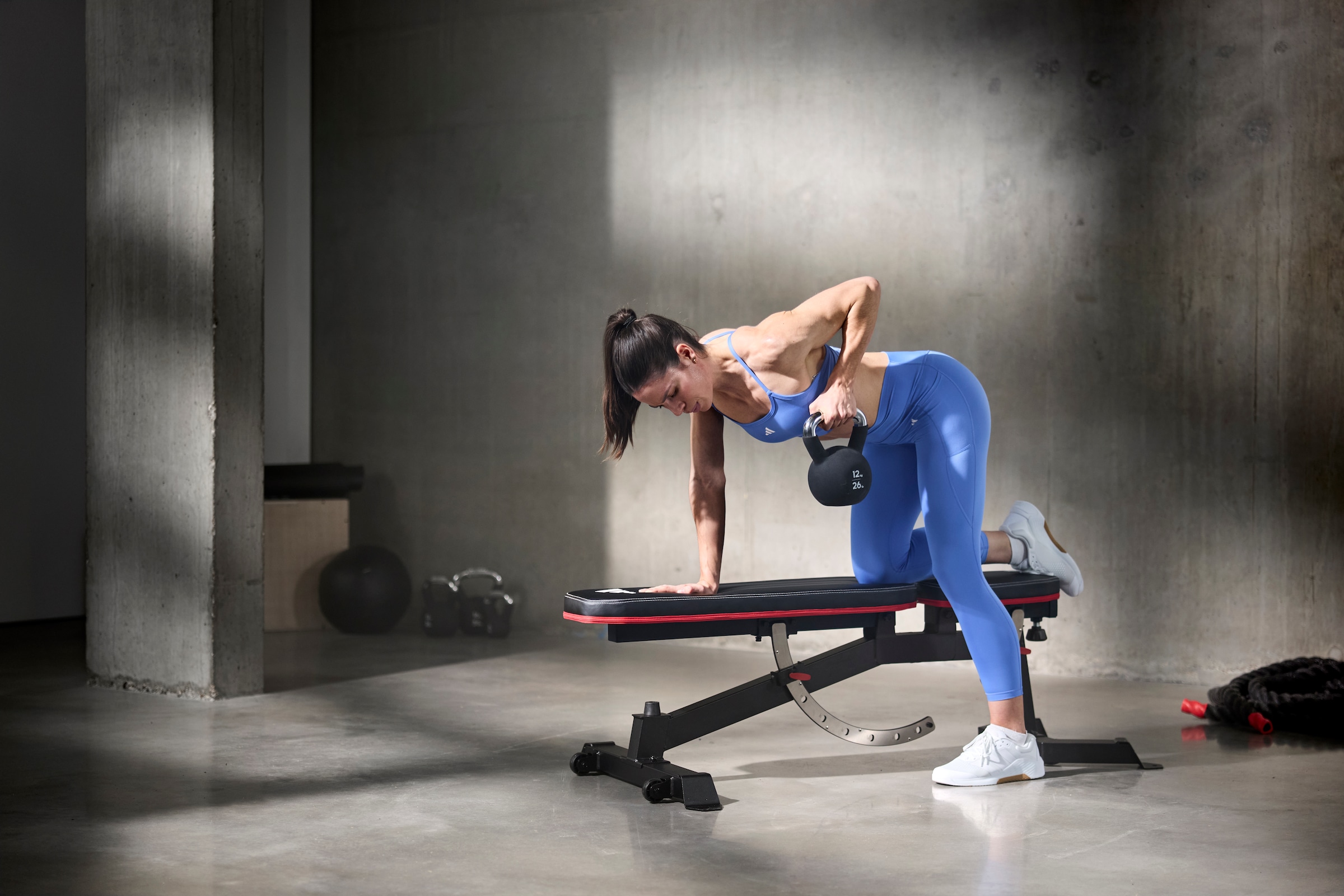adidas Performance Hantelbank »adidas Utility Bench 3-in-1 Hantelbank« 3-in-1-Bank, 8-fach verstellbar, 180 kg belastbar & mobil