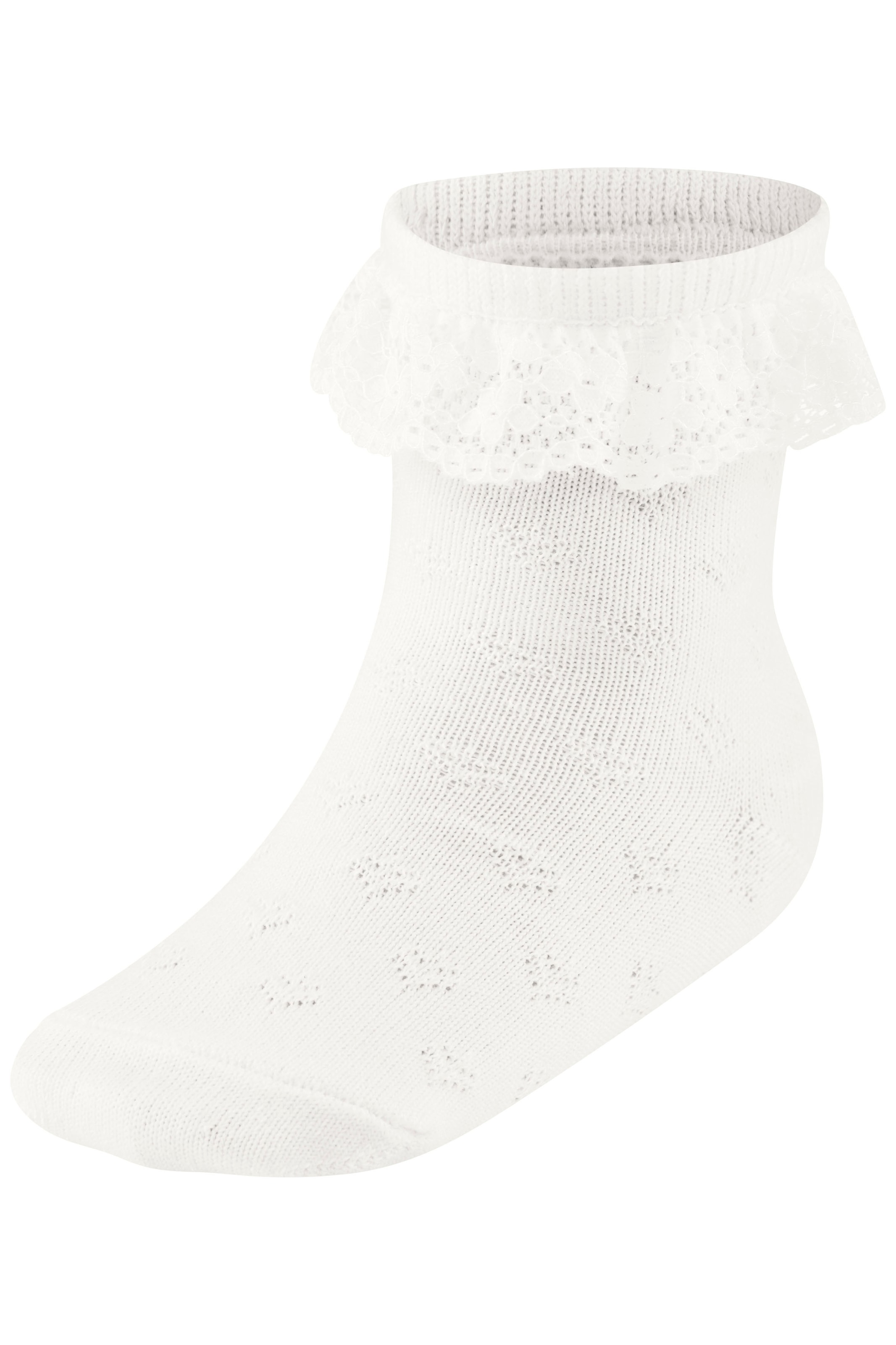 H.I.S Socken 3 Paar tlg. mit feinem Ajour Strickmuster und kleiner Rüsche