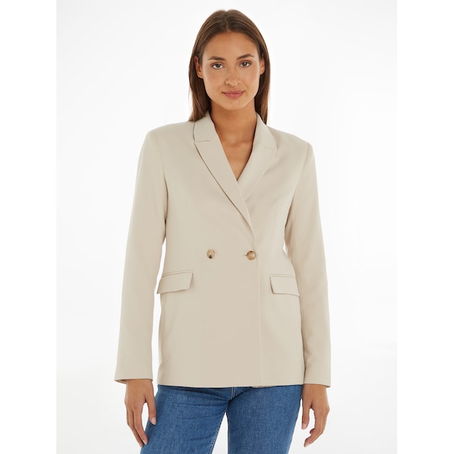 Tommy BLAZER«, Kurzblazer Doppelreiher POLY BLEND »VIS SLIM bei Hilfiger im modischem DB ♕