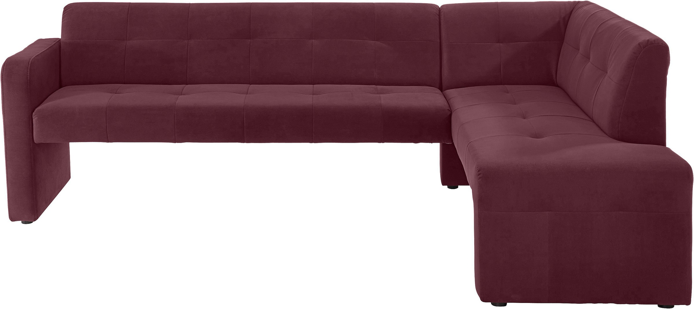exxpo - sofa fashion Eckbank »Barista, bequem und elegant, hohe Bodenfreiheit,«, moderne Sitz- und Rückenverarbeitung, frei im Raum stellbar