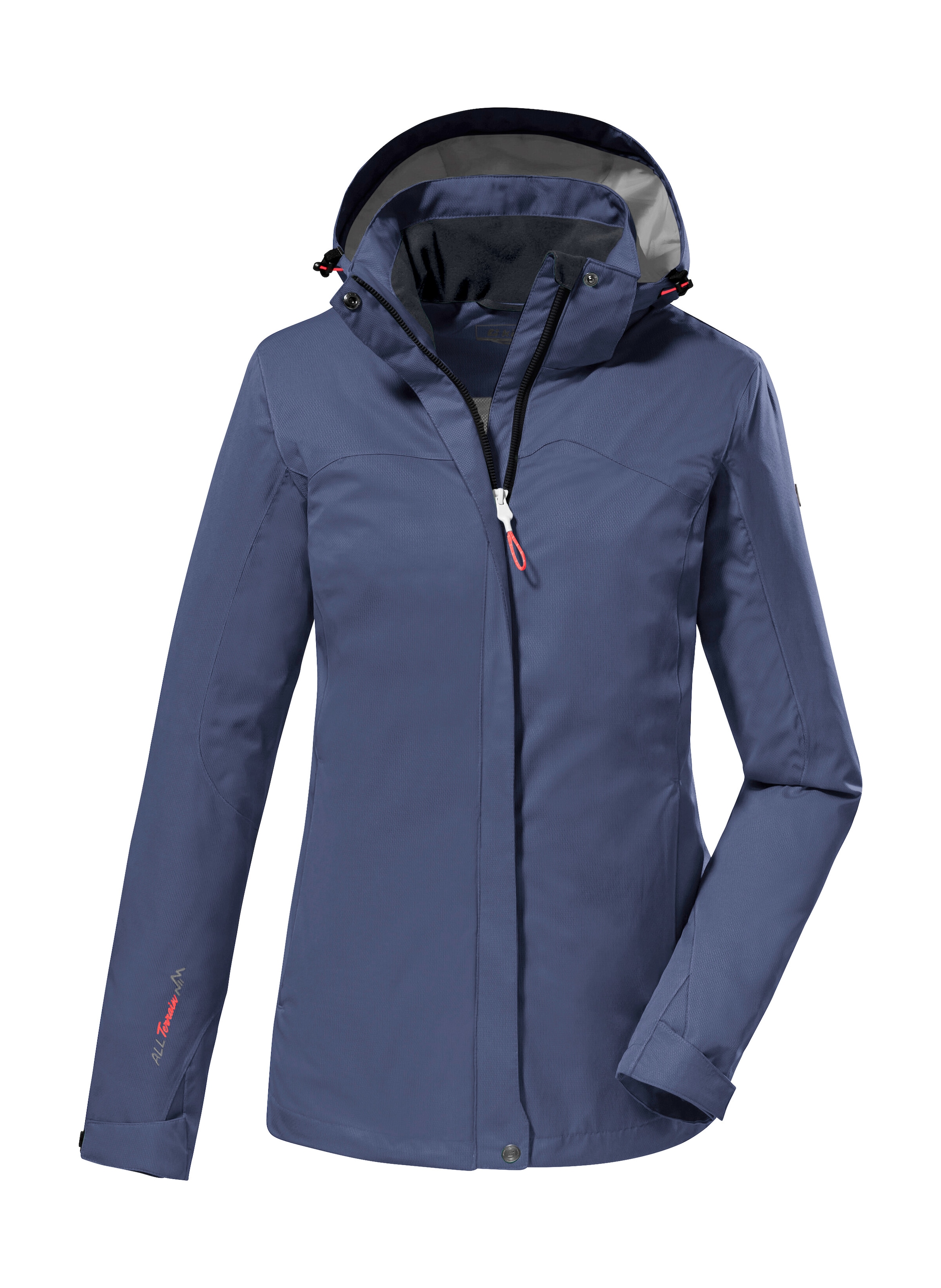 Killtec Outdoorjacke »KOS 133 KG WMN JCKT«, wasserdichte Funktionsjacke in Kurzgröße: verkürzte Ärmel u Rumpf