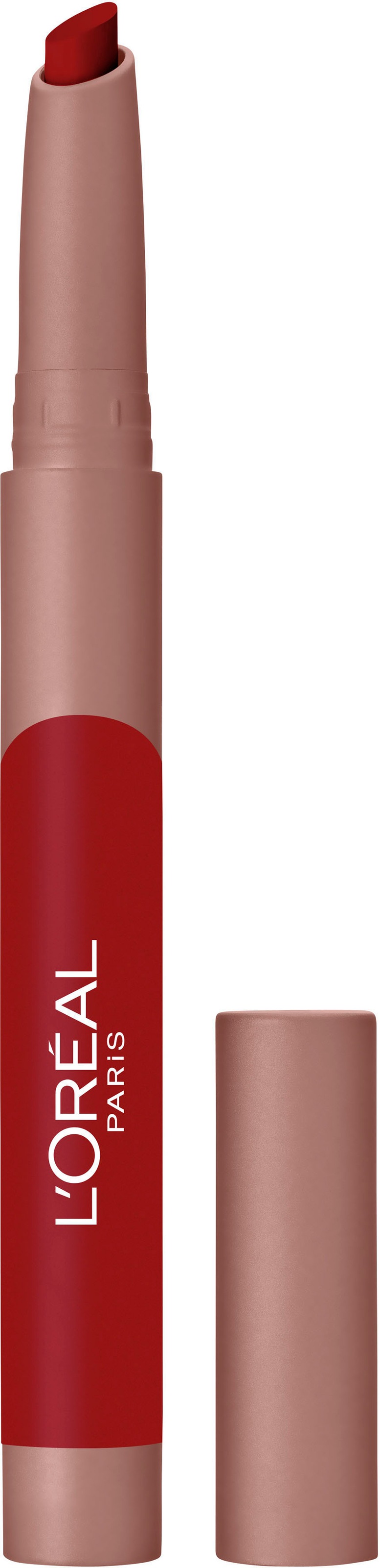 L'ORÉAL PARIS Lippenstift »Infaillible Matte Lip Crayon«, mit natürlichen Inhaltstoffen