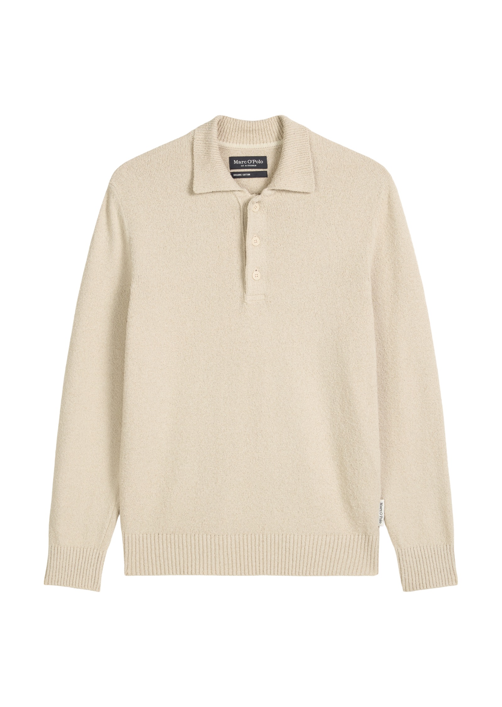 Marc O'Polo Polokragenpullover »regular fit aus Bio-Baumwoll-Bouclé«