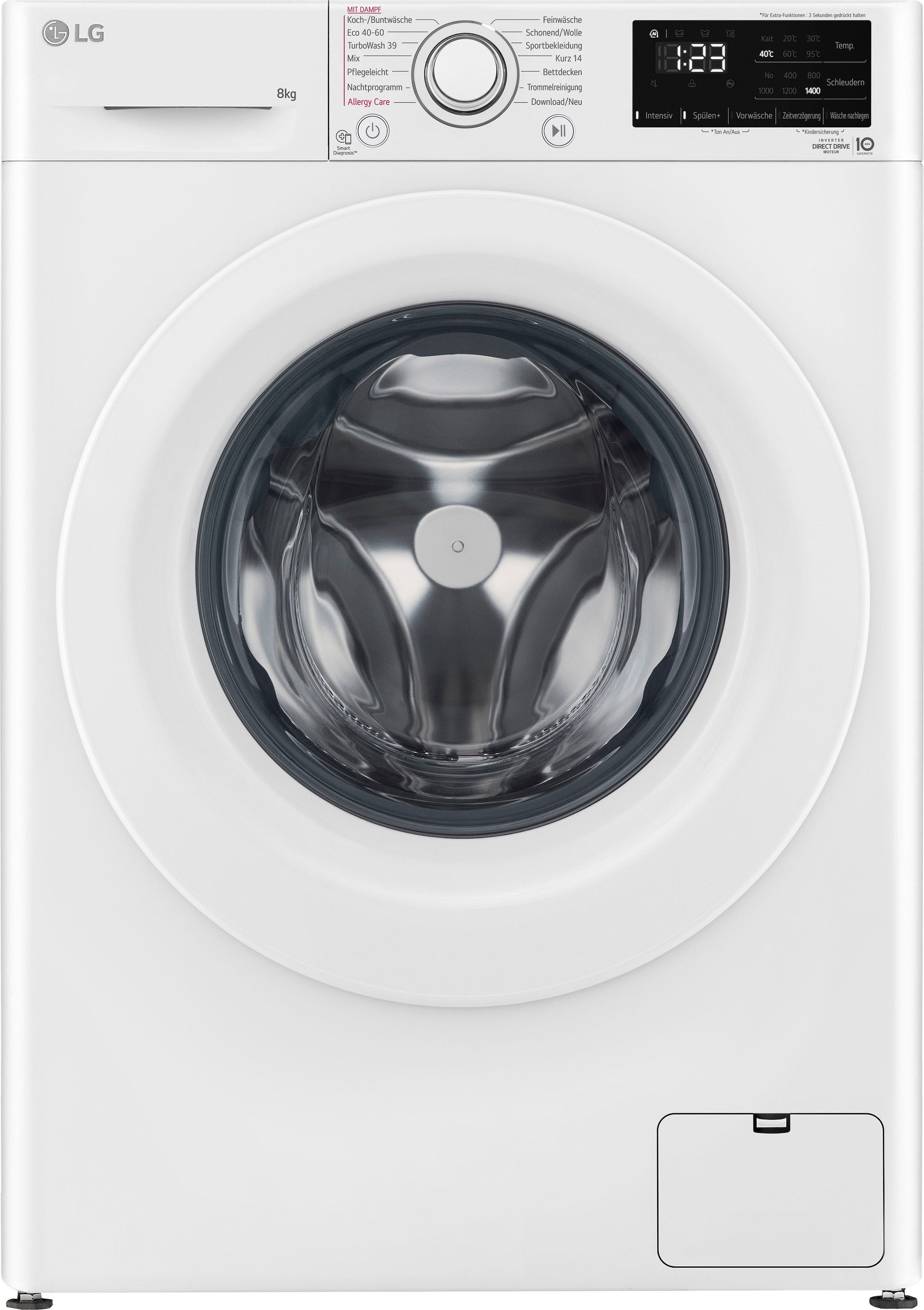 LG Waschmaschine 3 »F4WV3183«, 8 kg, 1400 U/min