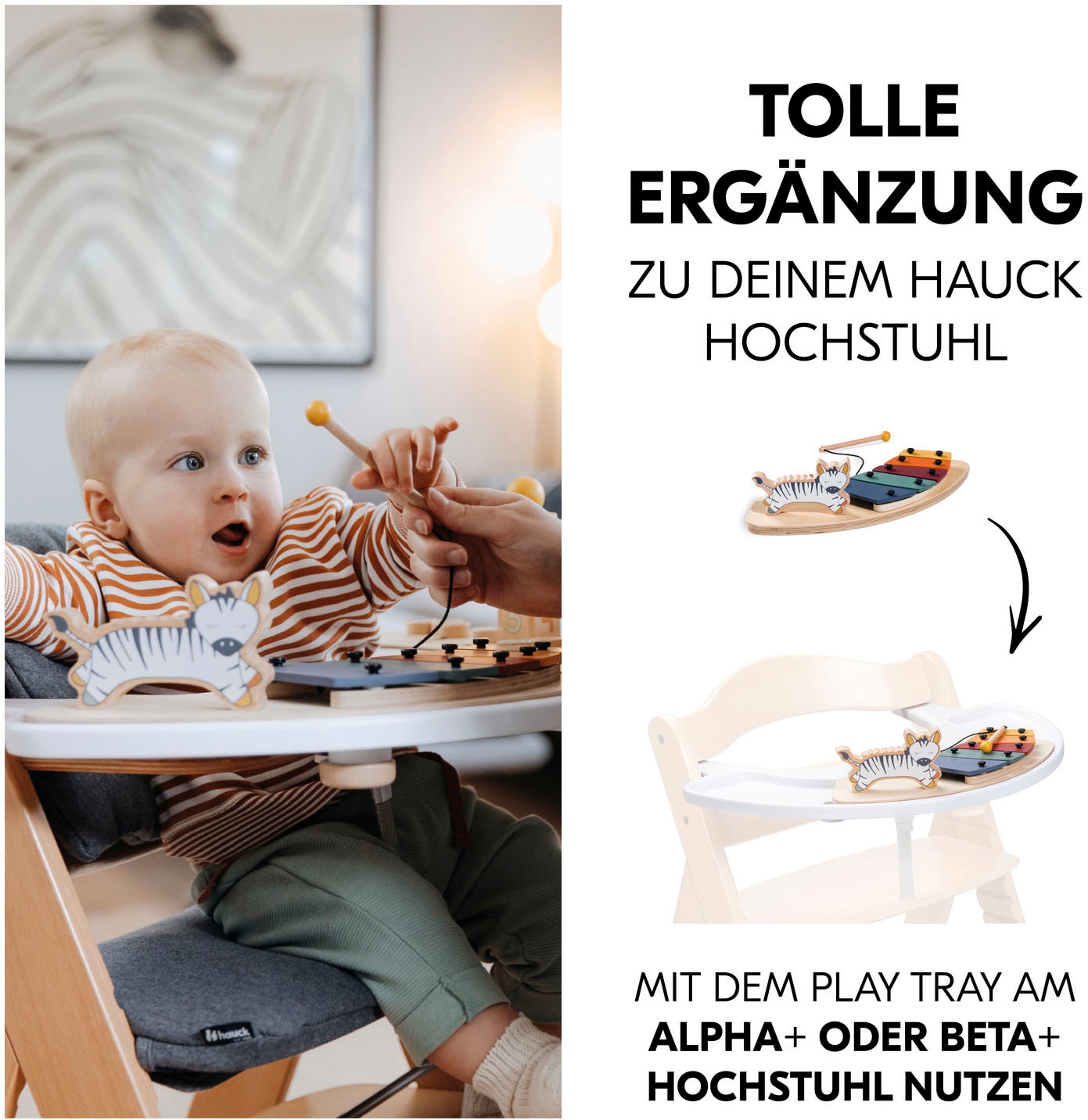 Hauck Spielzeug-Musikinstrument »Play Music Zebra«, FSC® - schützt Wald - weltweit