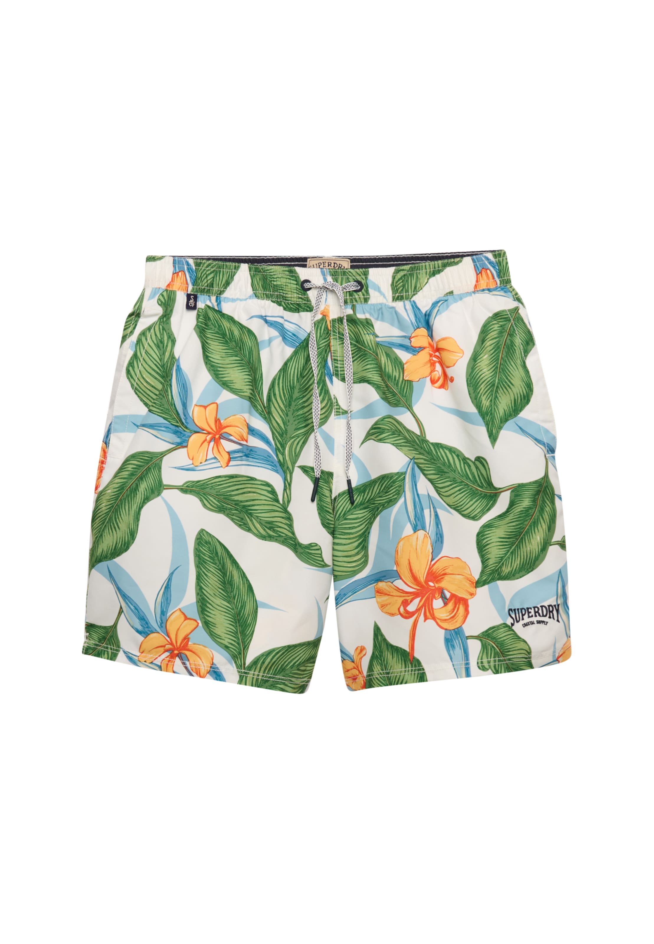 Superdry Badeshorts »HAWAIIAN PRINT 16 SWIM SHORT« Kunstfaser, relaxed fit