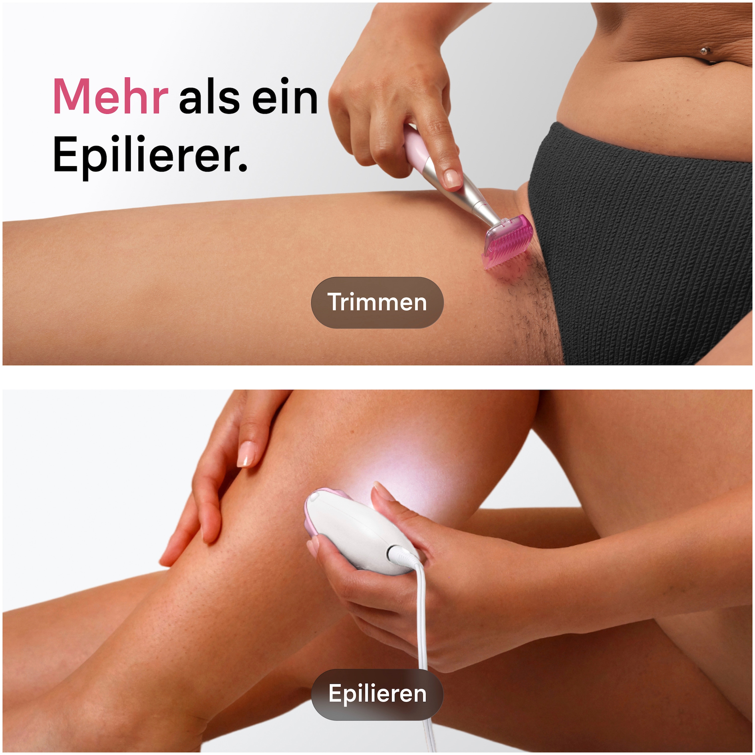 Braun Epilierer »Silk-épil 3 SE3-202« Langanhaltend glatte Haut, Inklusive Bikini-Trimmer, SmartLight