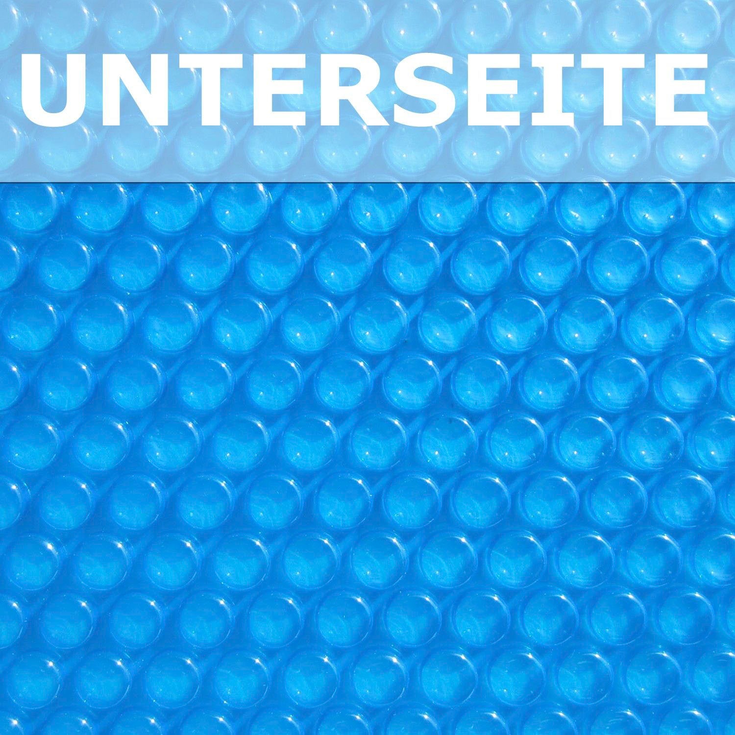 KWAD Rundpool »Steely Deluxe Heat inkl. Solarabdeckplane«, (Set, 7 tlg.), Höhe: 120 cm, mit Sandfilteranlage, Quarzsand und weiterem Zubehör