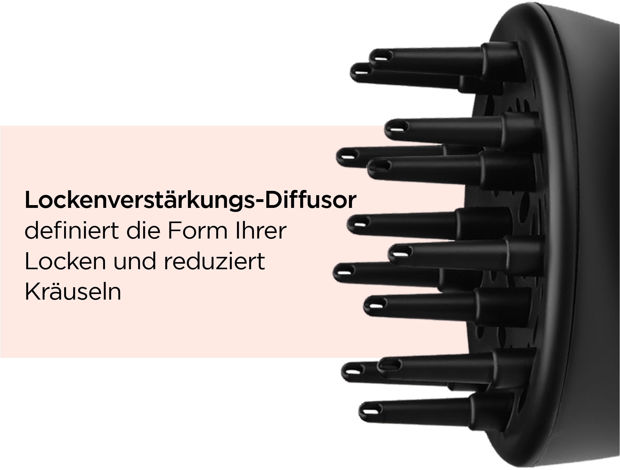Revlon Haartrockner »Haartrockner mit Luftstromregelung - REVLON Airflow Control, RVDR5320E«, 2000 W, 2 Aufsätze, kompakter Trockner, Frisierdüse + Lockenverstärkungs-Diffusor, 2000 W