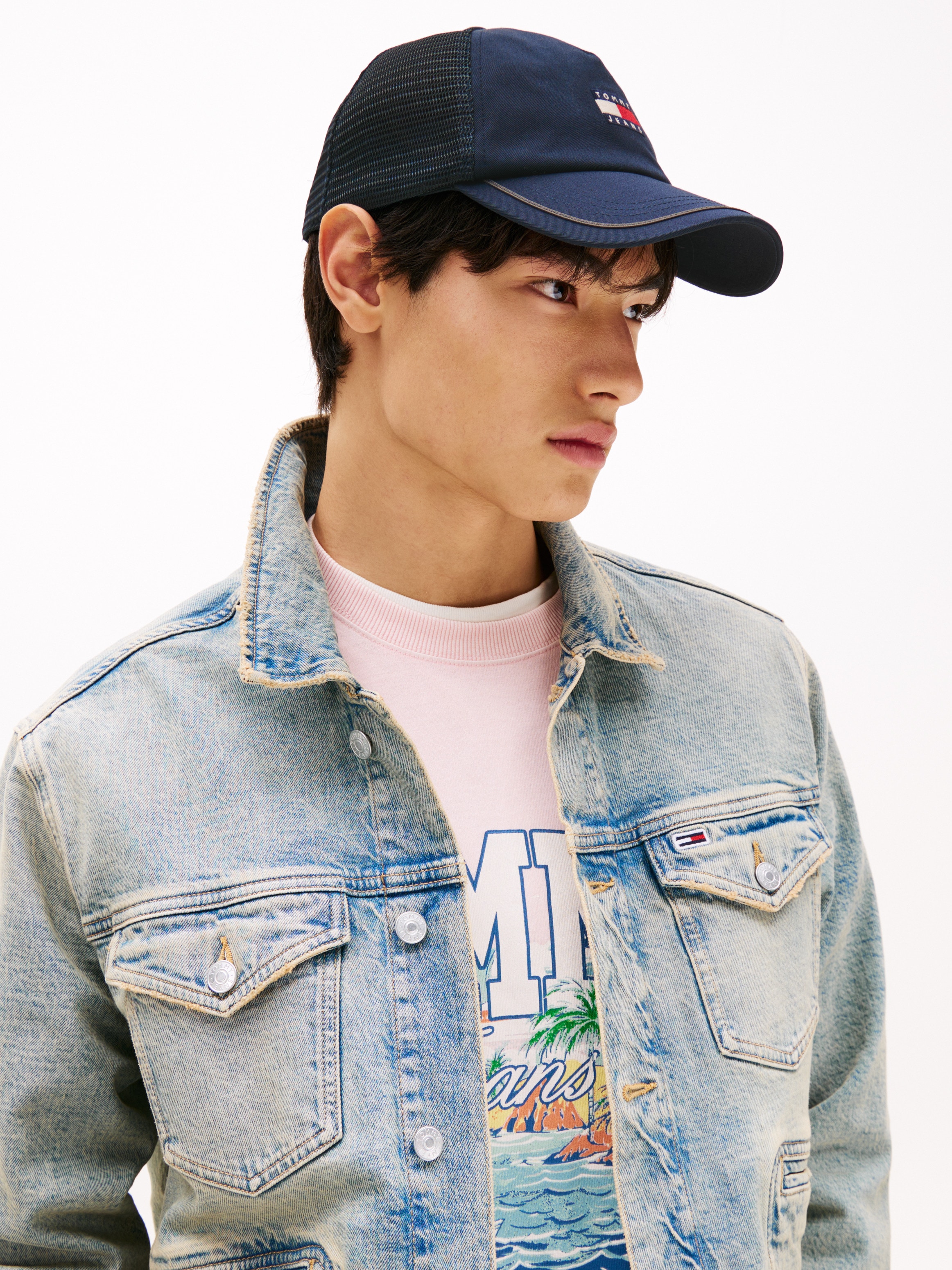 Tommy Jeans Baseball Cap »TJM HERITAGE TRUCKER CAP«, Mit festem Schirm